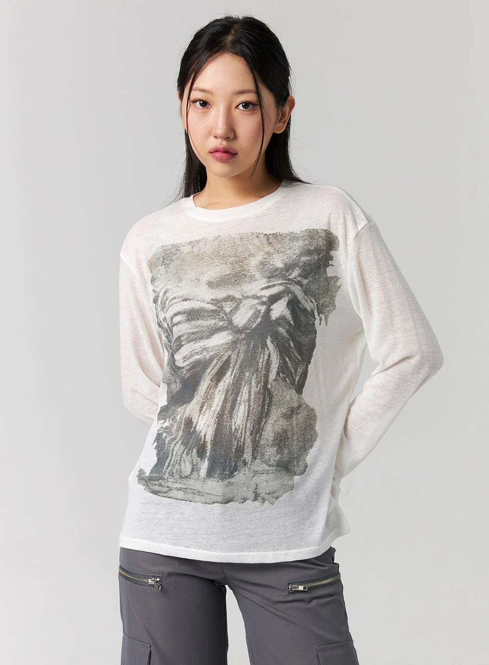 Cargo Wide-Leg Pants CG315 - Image 11