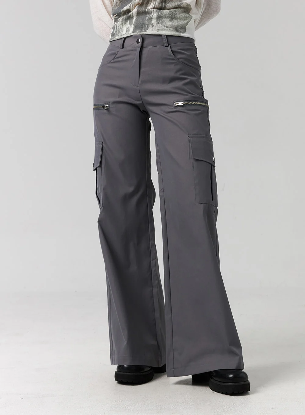Cargo Wide-Leg Pants CG315 - Image 2