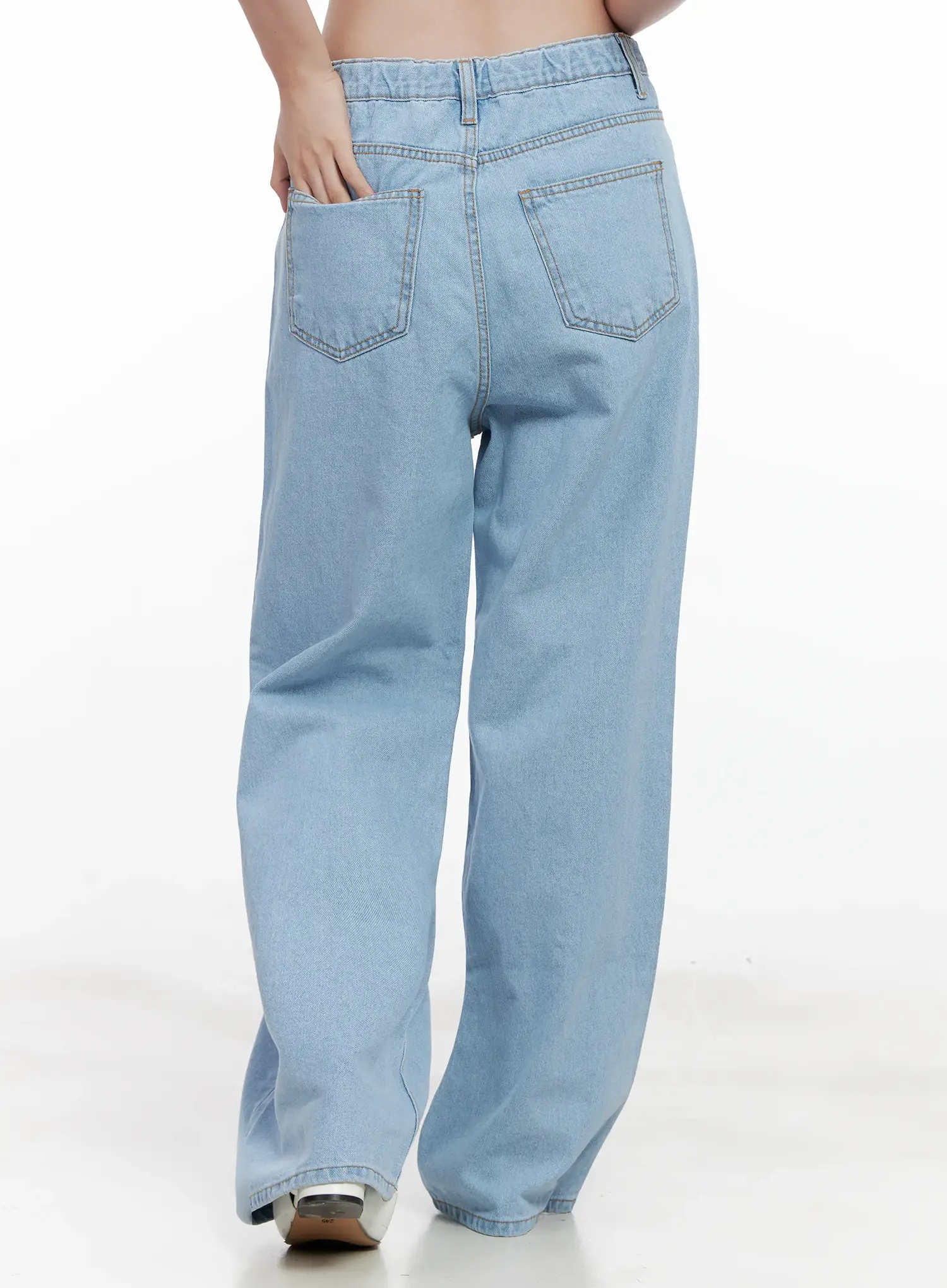 Carmen High-Waist Wide-Leg Denim Jeans CL523 - Image 7