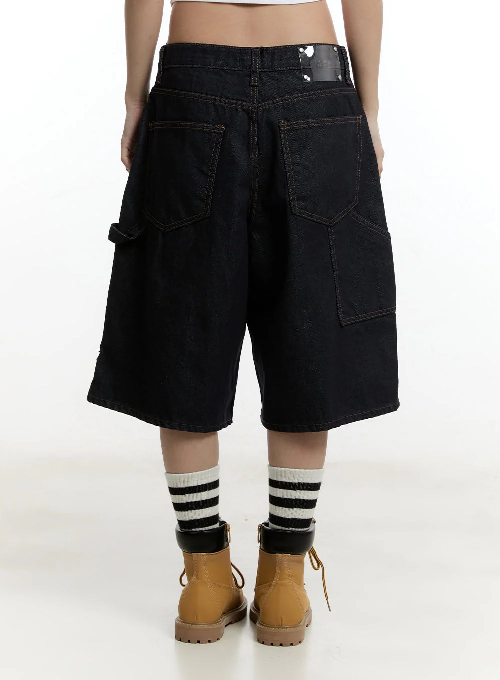 Carpenter Denim Wide-Leg Jorts CY501 - Image 7