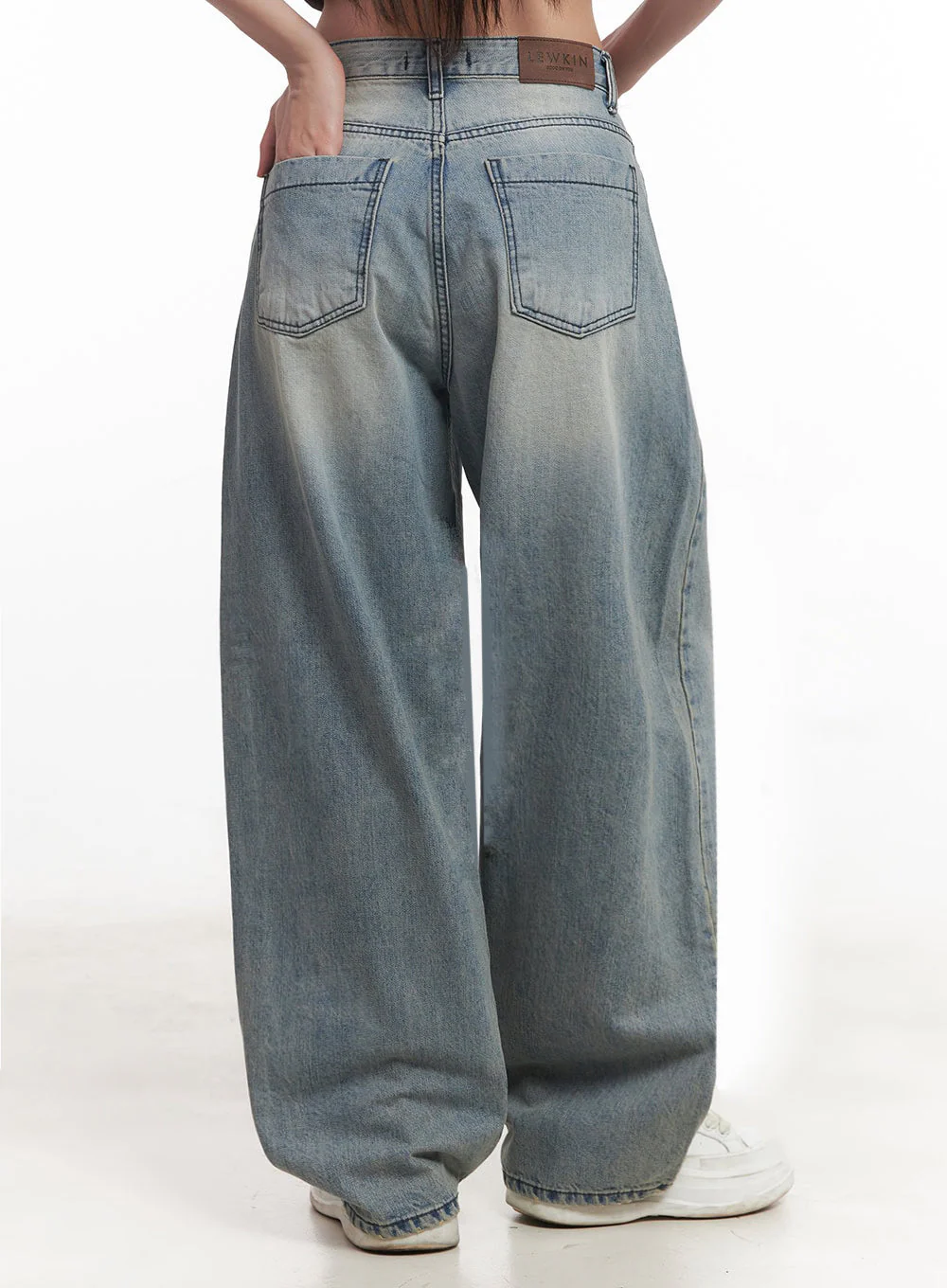 Casey Washed Baggy Jeans IM528 - Image 10