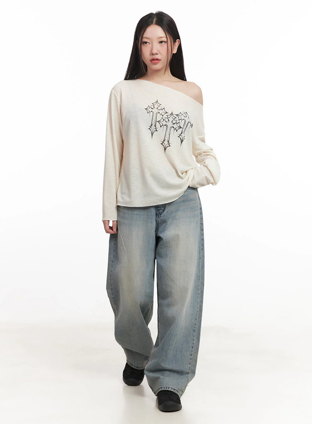 Casey Washed Baggy Jeans IM528 - Image 13
