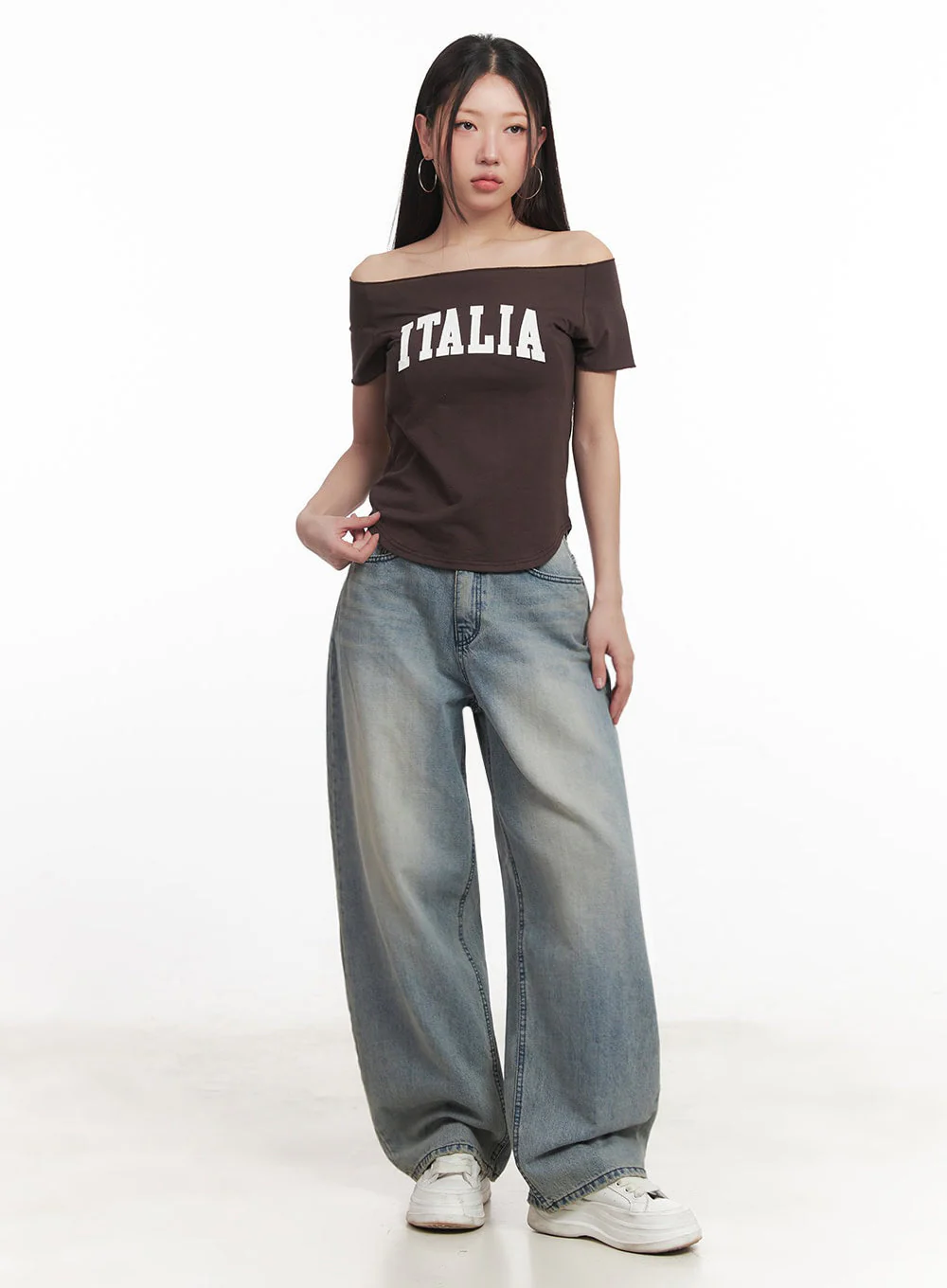 Casey Washed Baggy Jeans IM528 - Image 3