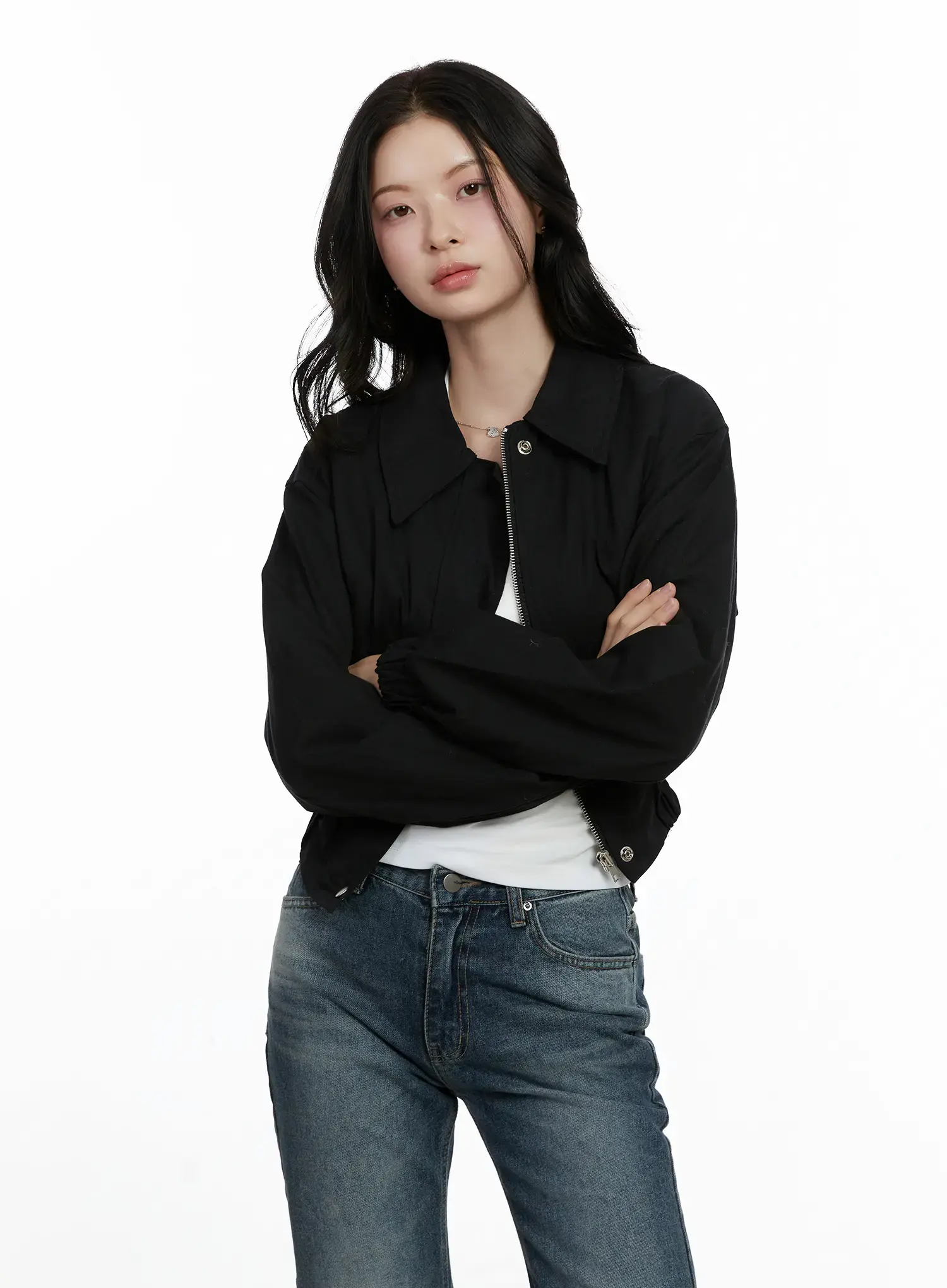 Casual Cropped Utility Jacket F502 - Image 10