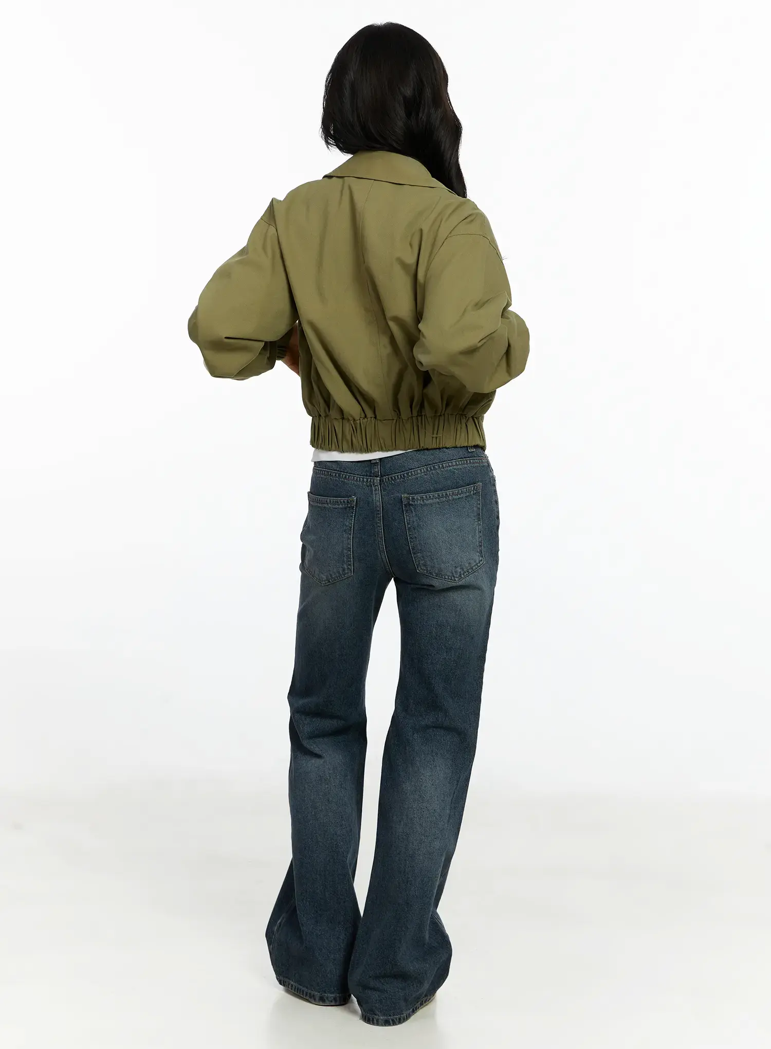 Casual Cropped Utility Jacket F502 - Image 12