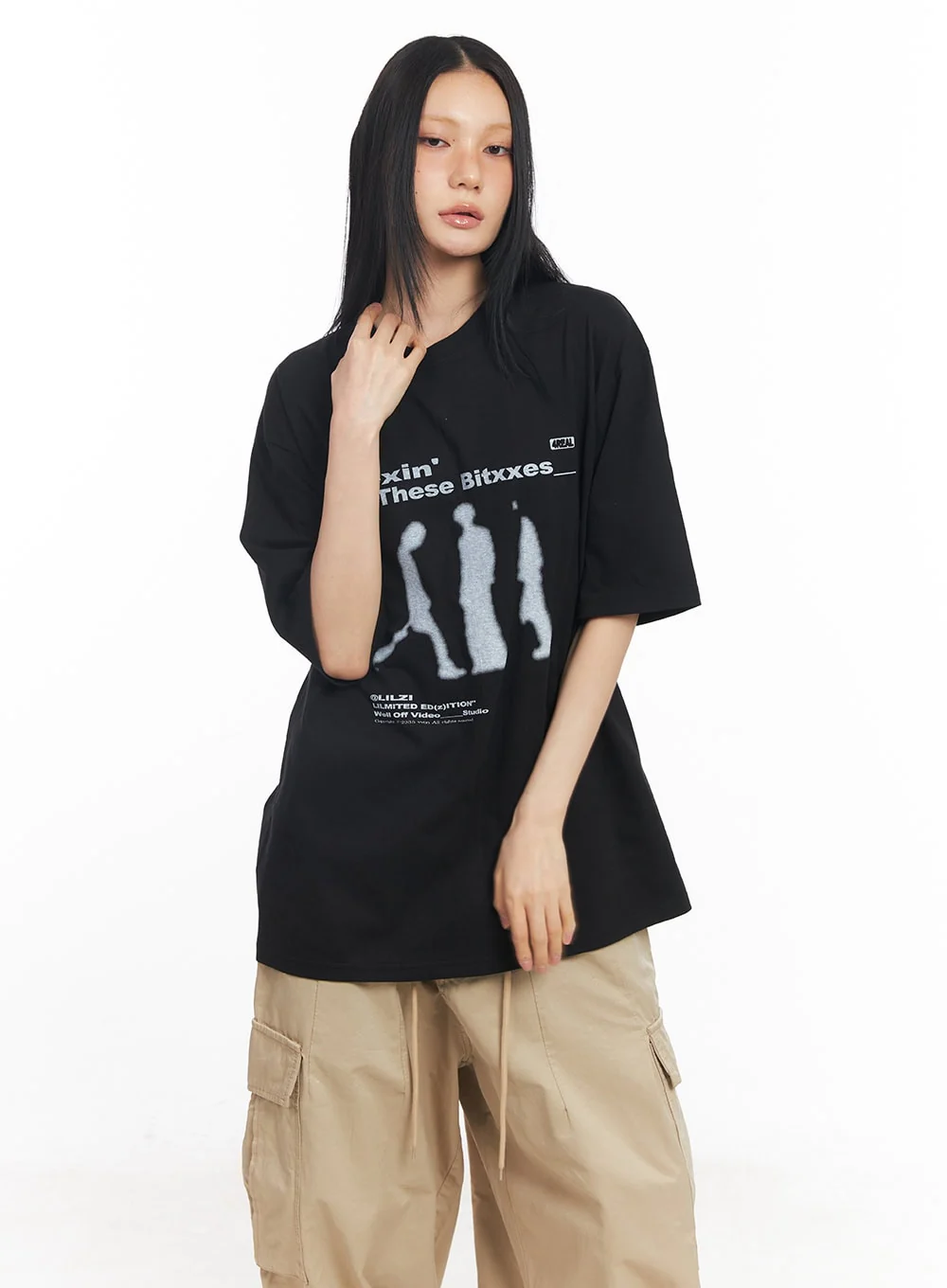 Casual Graphic Oversize T-Shirt CY528 - Image 12