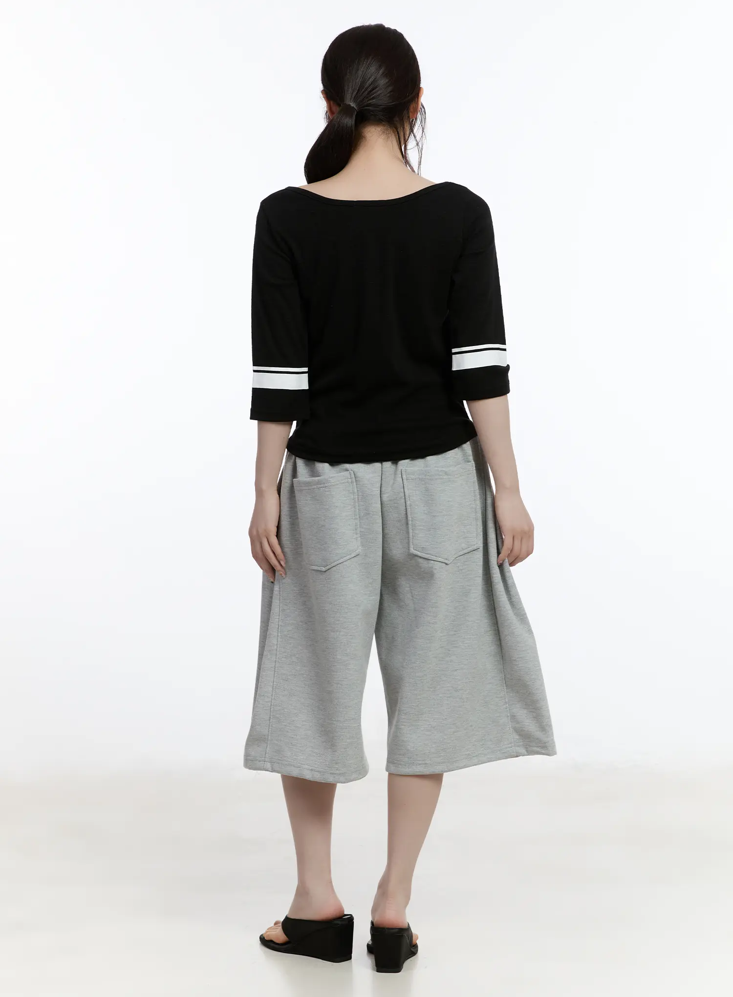 Casual Numeric Print Boatneck Top CA503 - Image 5