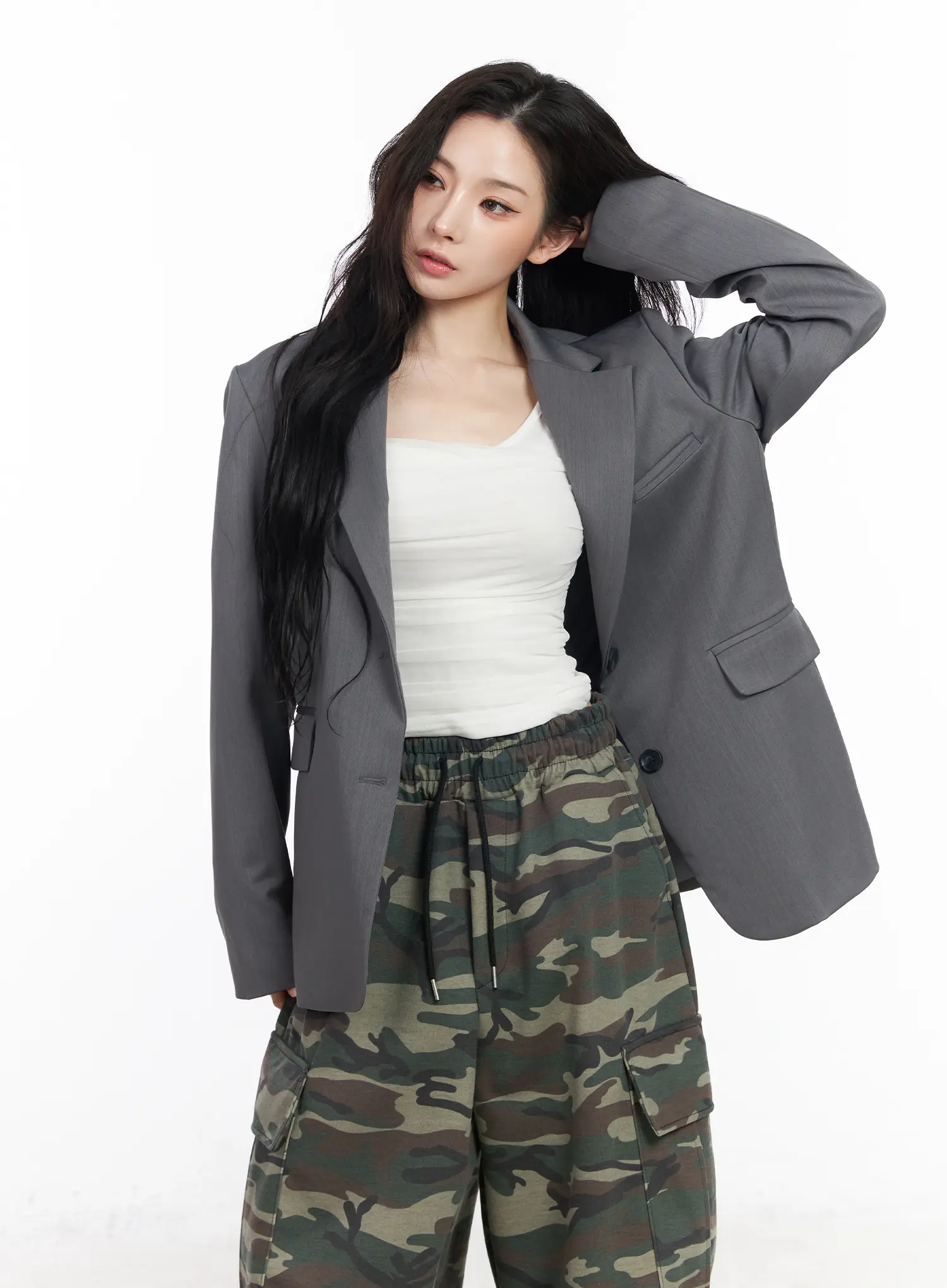 Casual Oversized Blazer CM518 - Image 13
