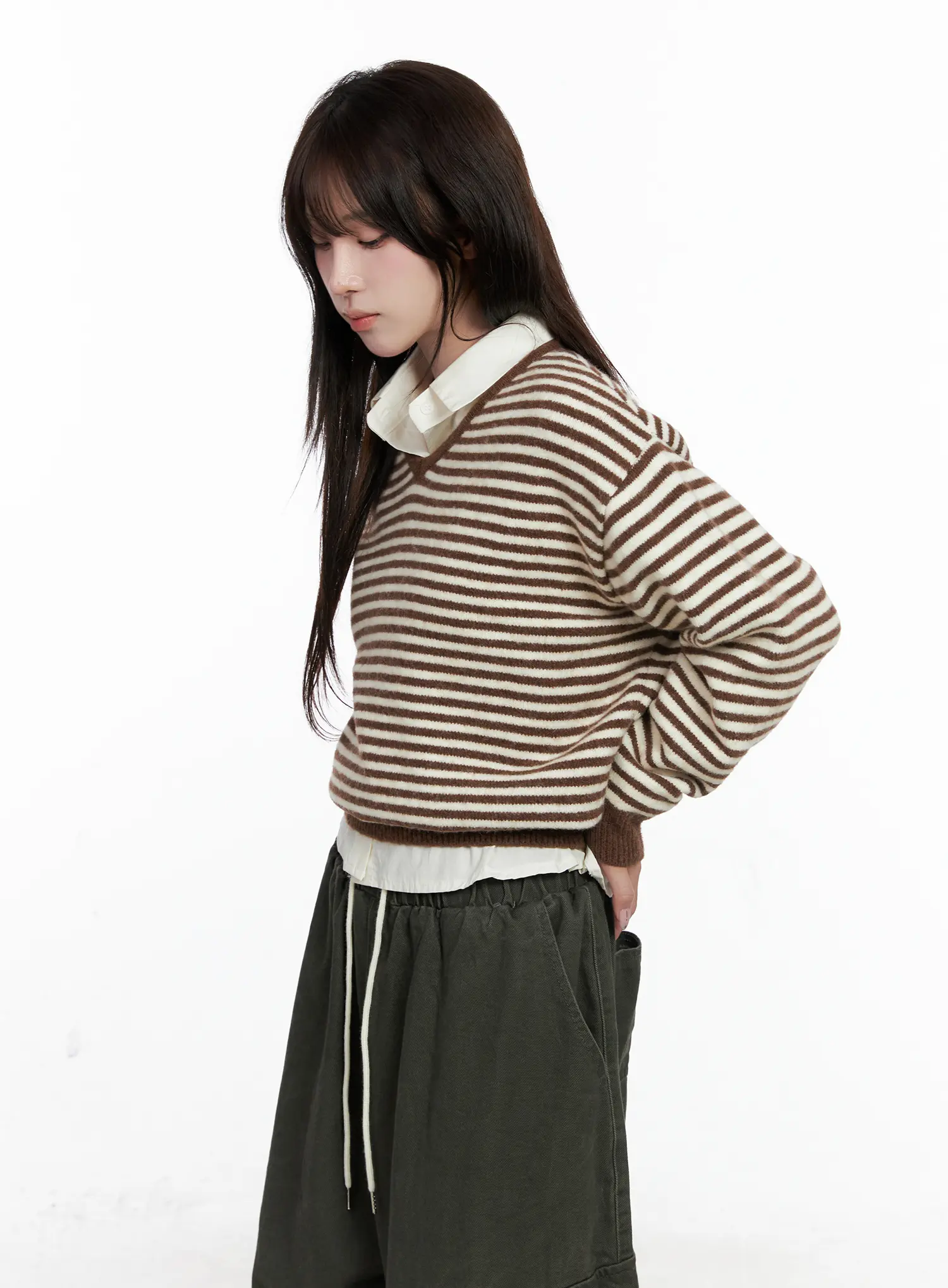 Casual Plaid Long Sleeve Top CO520 - Image 3