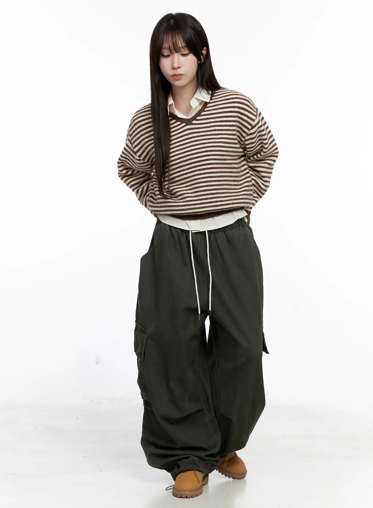 Casual Plaid Long Sleeve Top CO520 - Image 4