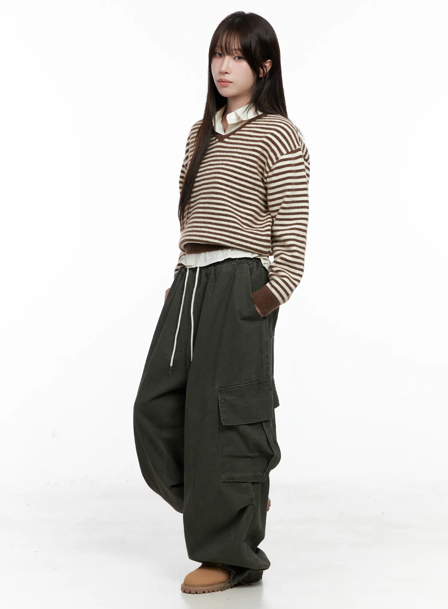 Casual Plaid Long Sleeve Top CO520 - Image 5