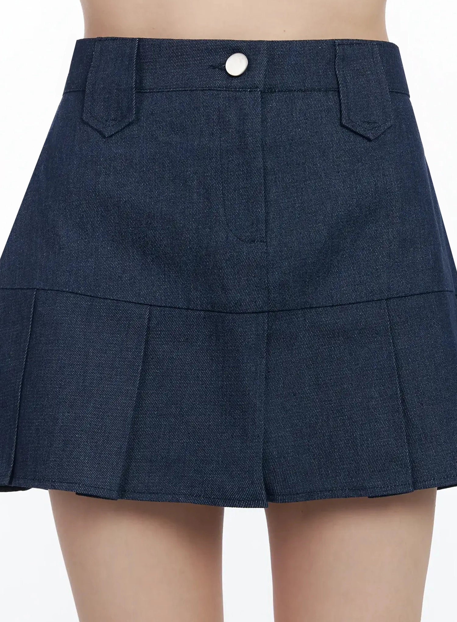 Casual Pleated Mini Skirt IM523 - Image 4