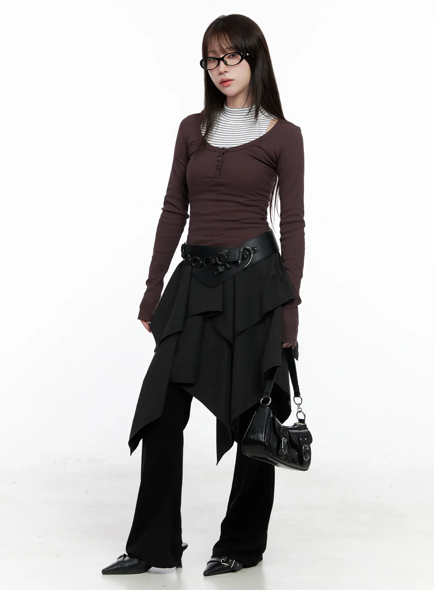 Casual Ribbed Bootcut Pants CO521 - Image 7