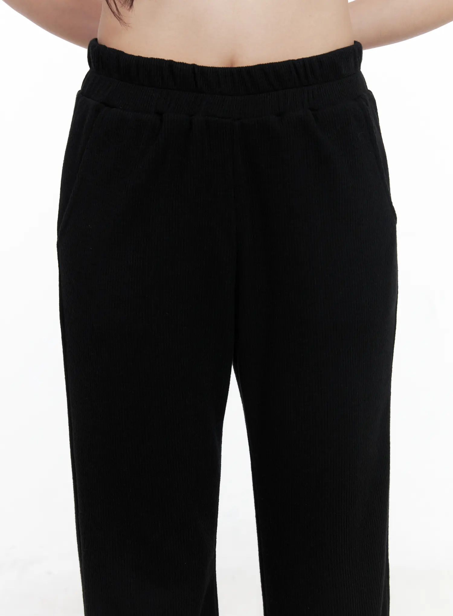 Casual Ribbed Bootcut Pants CO521 - Image 8