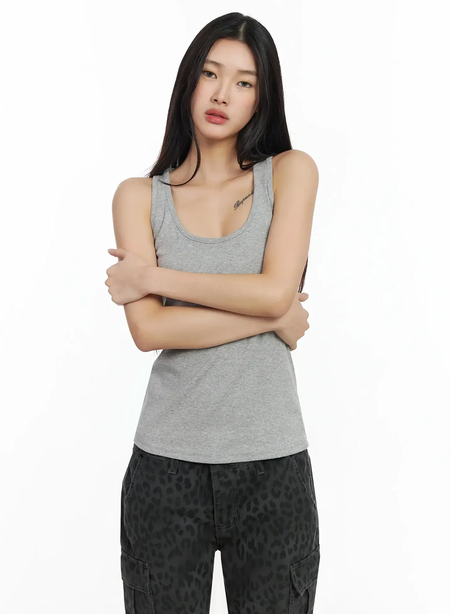 Casual Round Neck Tank Top IA508 - Image 3