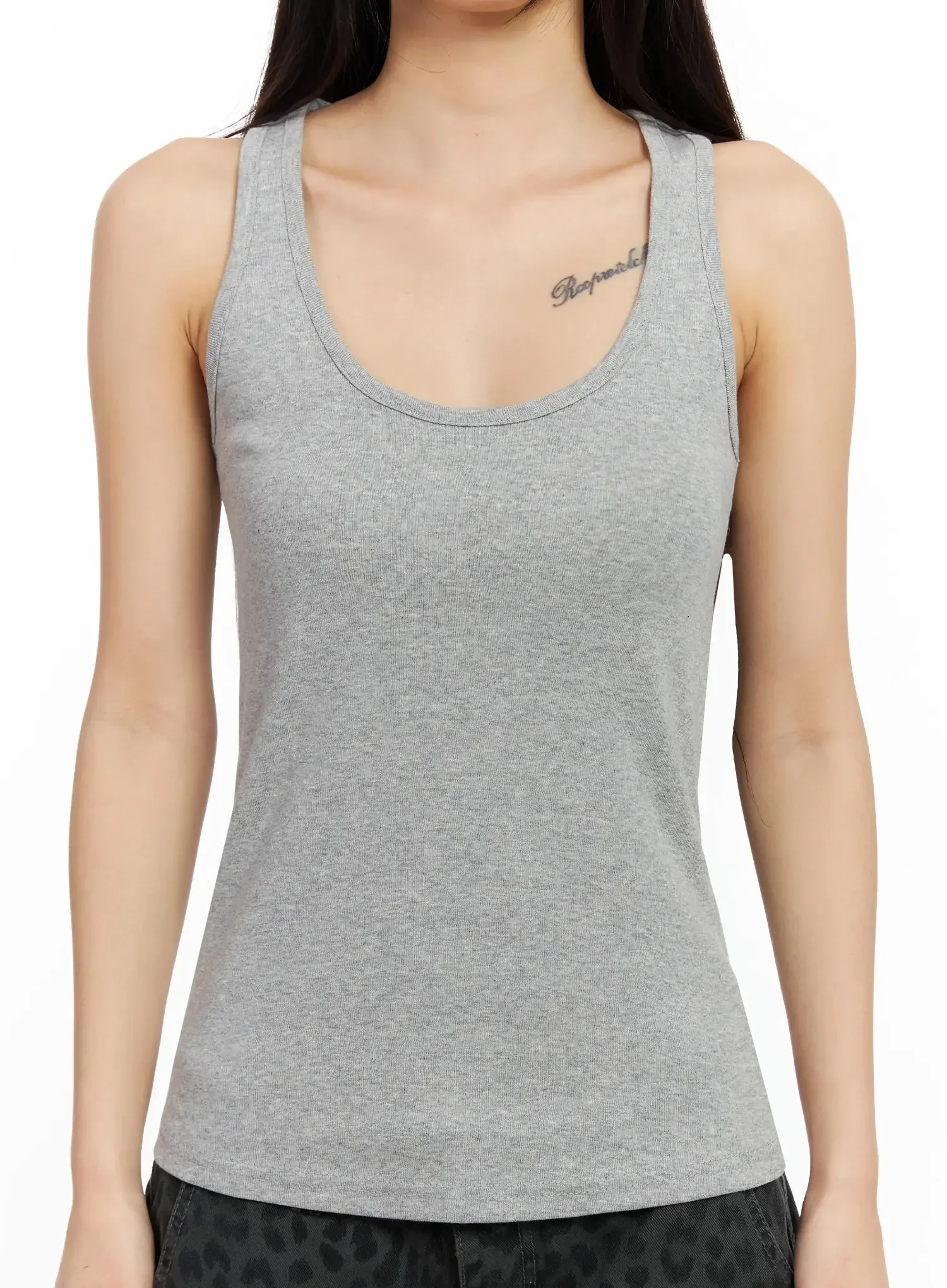 Casual Round Neck Tank Top IA508 - Image 4