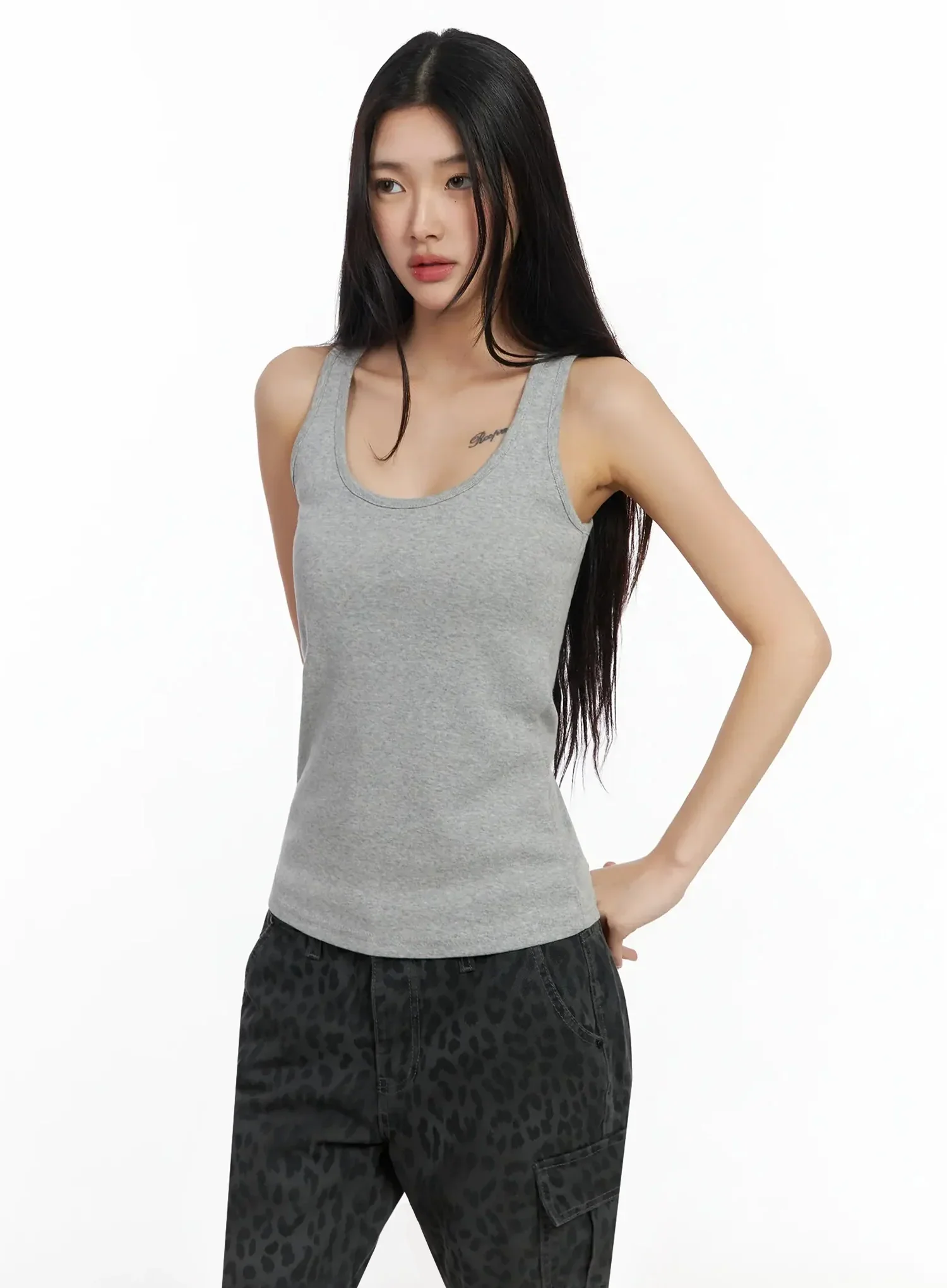 Casual Round Neck Tank Top IA508 - Image 8