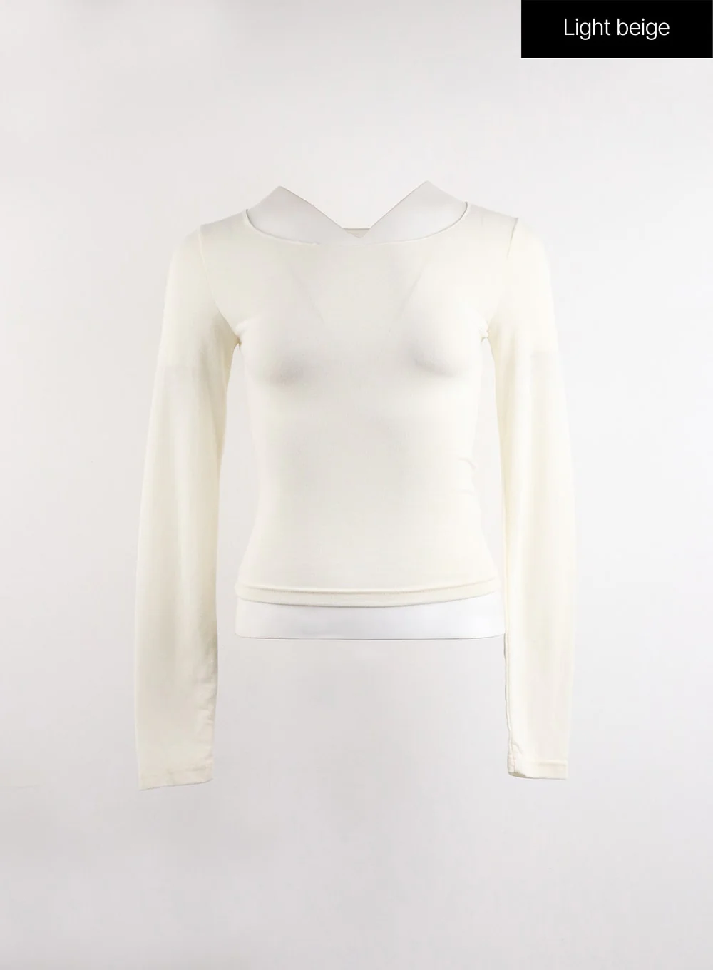 Casual U-Neck Long Sleeve Top CJ417 - Image 10