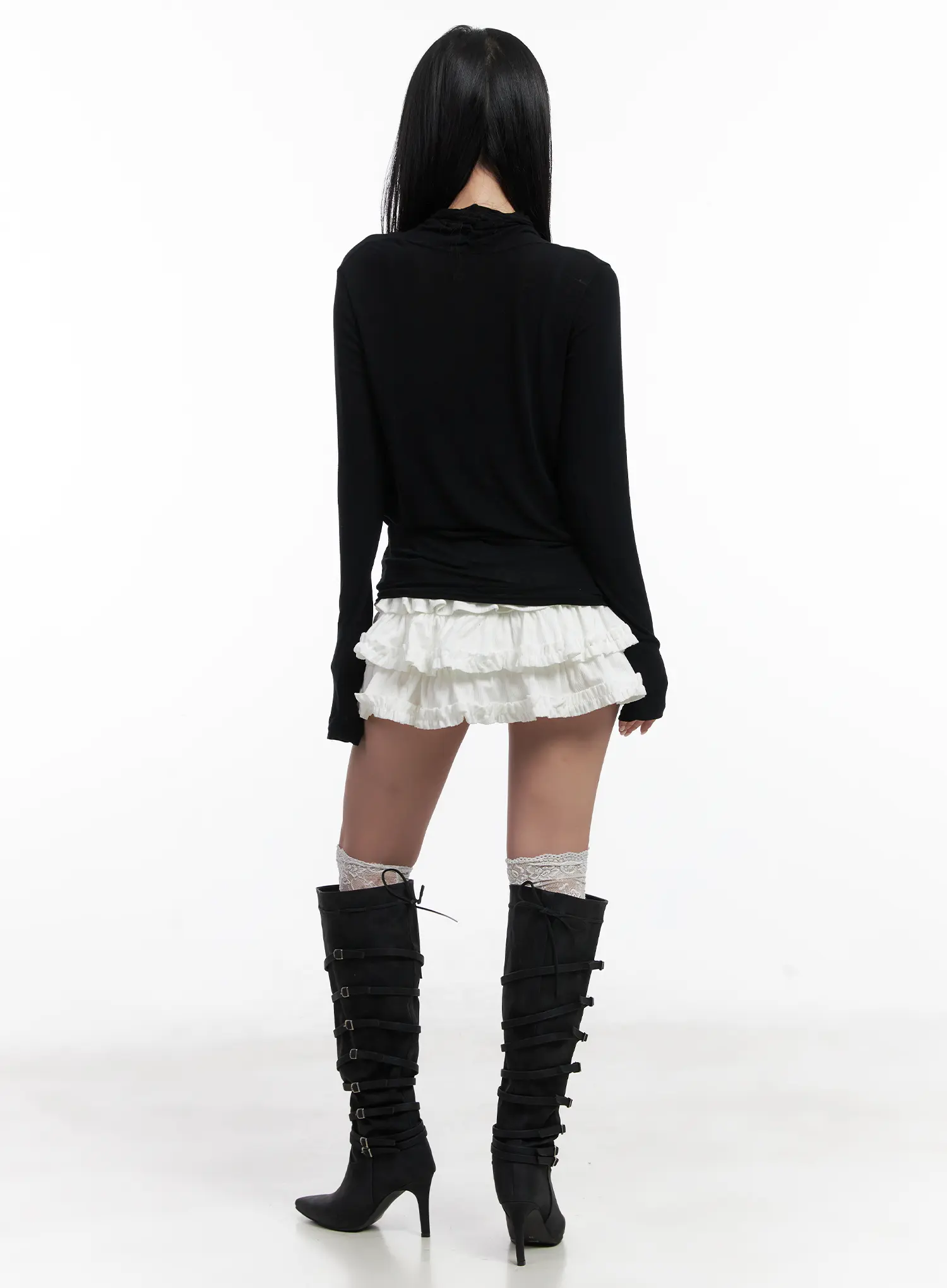 Casual V-Neck Long Sleeve Top CN528 - Image 4