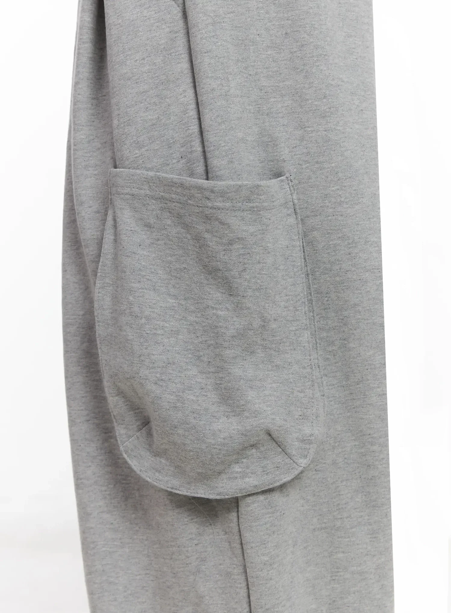 Casual Wide-Leg Cargo Sweatpants IL531 - Image 3