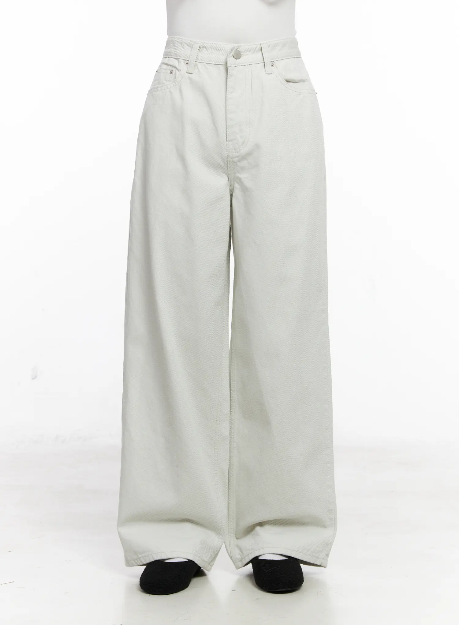 Casual Wide-Leg Cotton Pants CO523 - Image 2