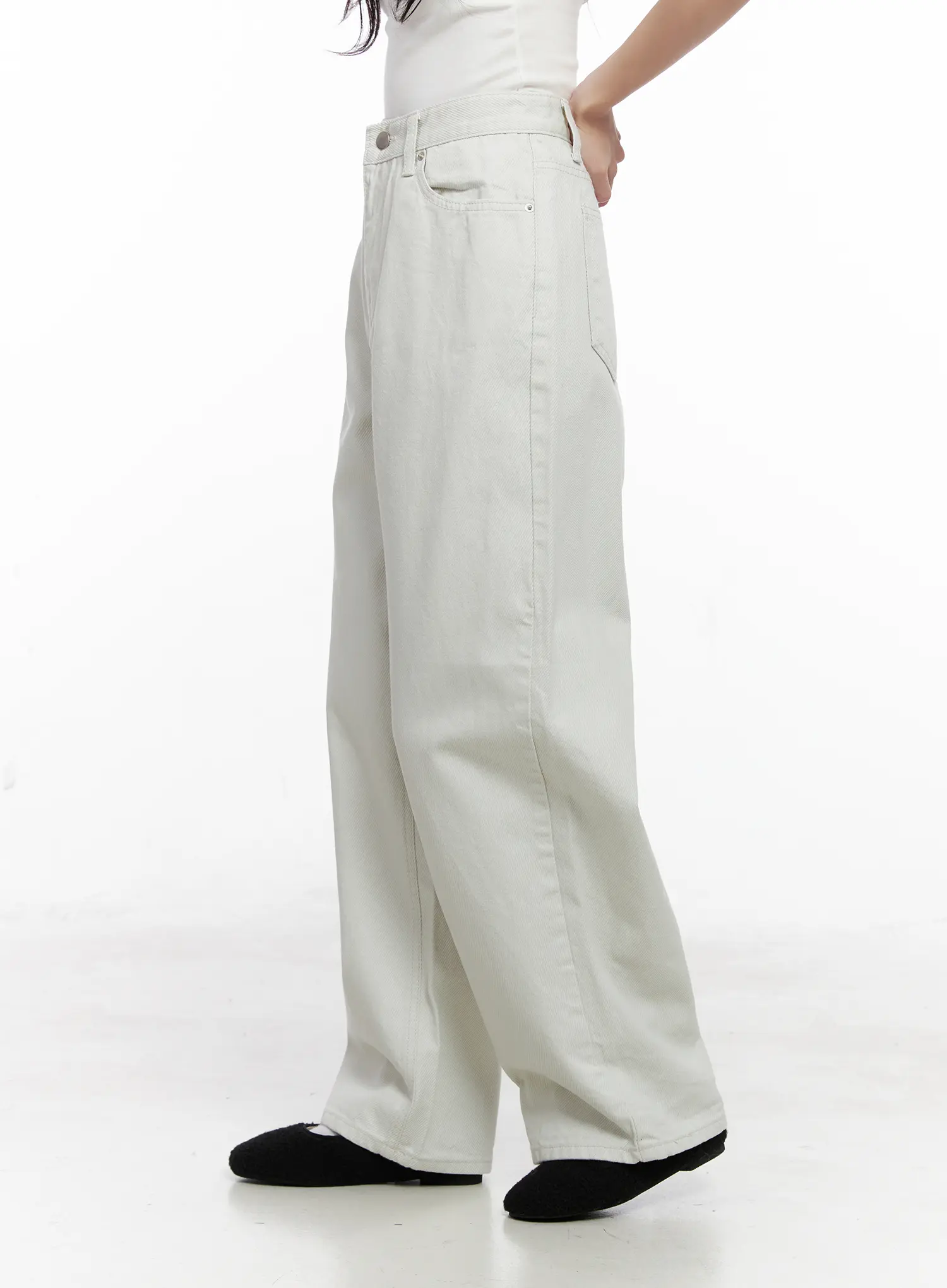 Casual Wide-Leg Cotton Pants CO523 - Image 3