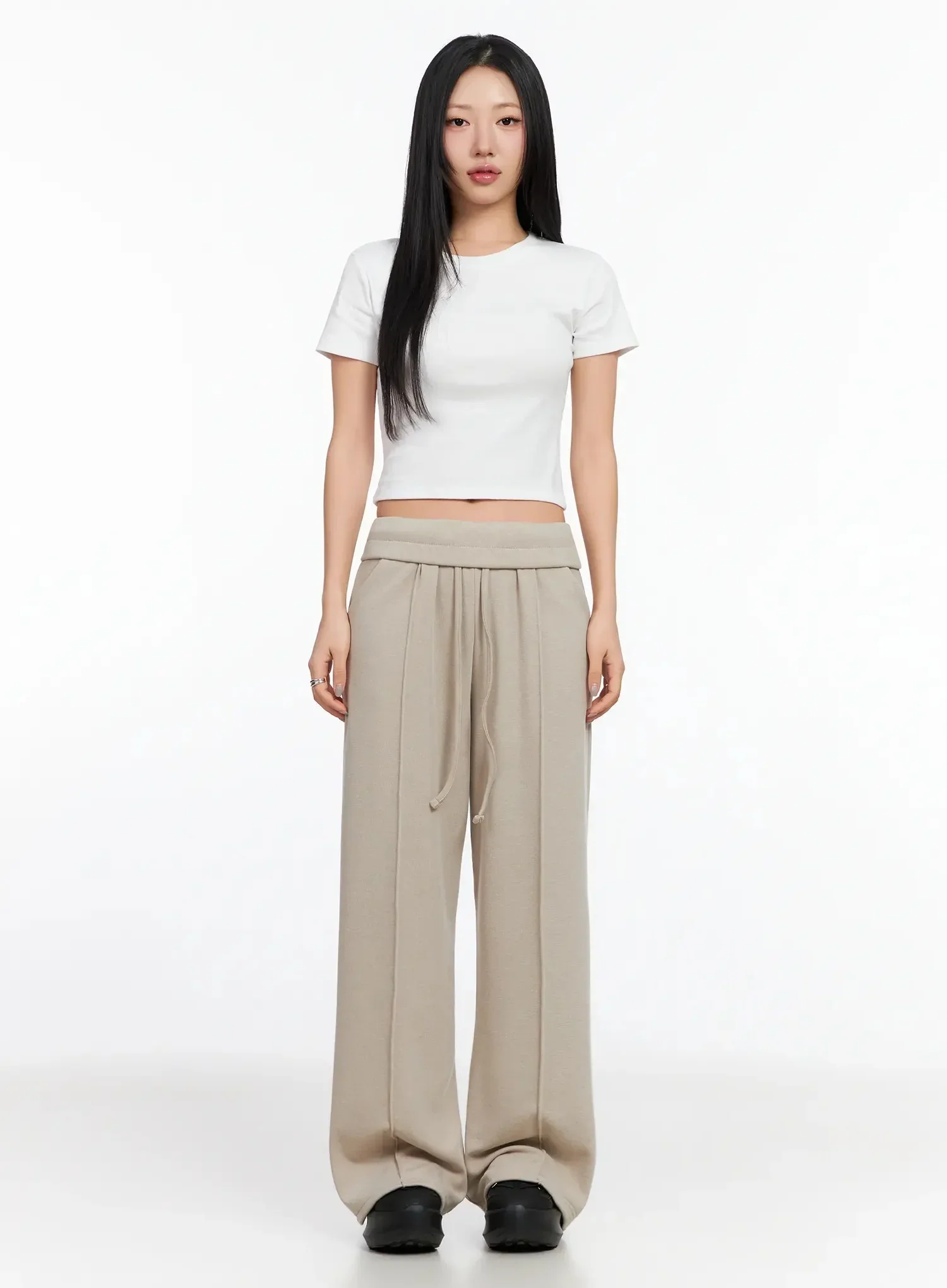 Casual Wide-Leg Sweatpants IA507 - Image 7