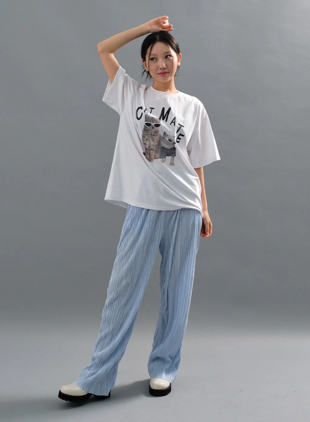 Cat Mate Graphic Tee CJ15 - Image 3