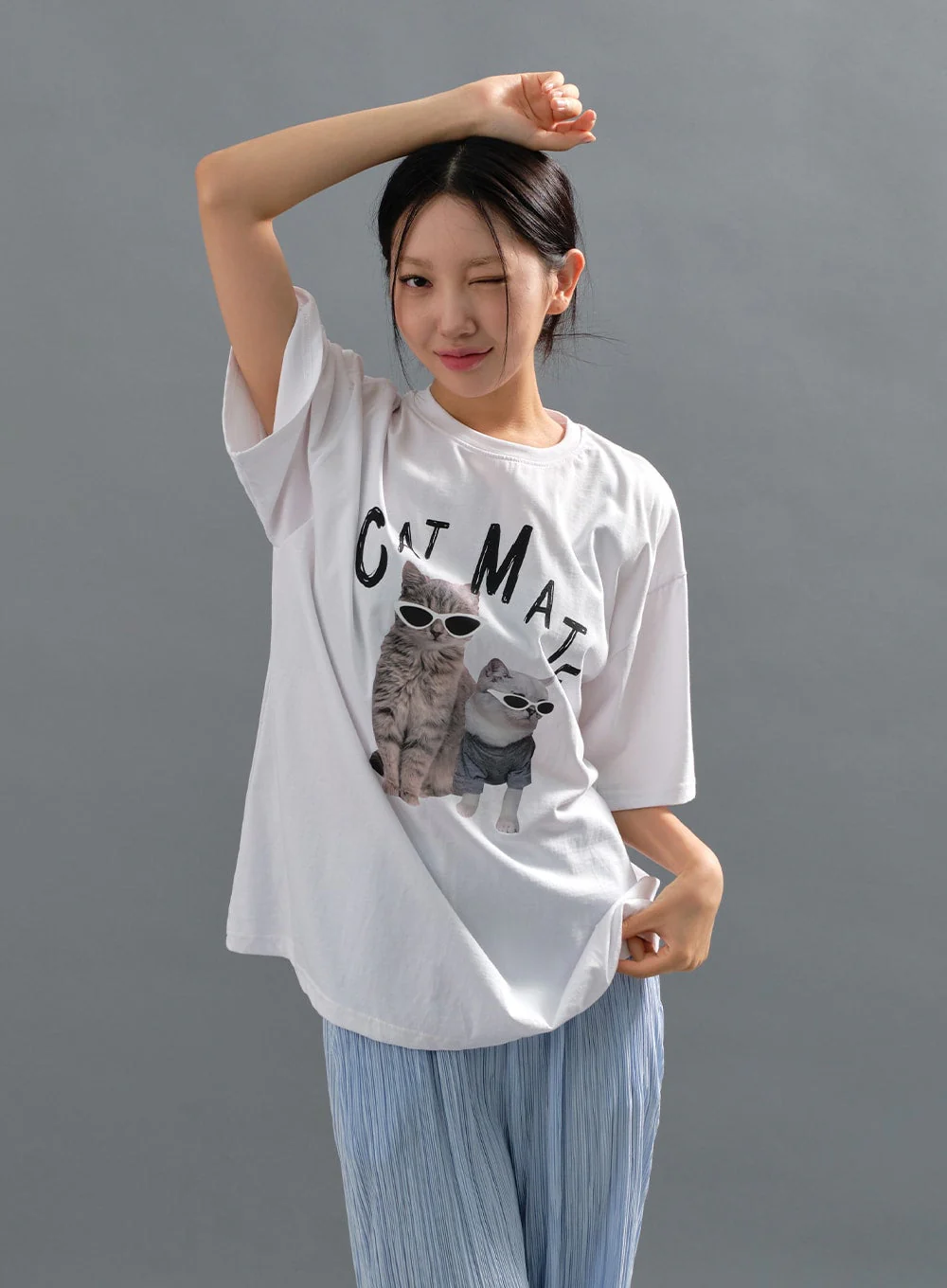 Cat Mate Graphic Tee CJ15 - Image 9