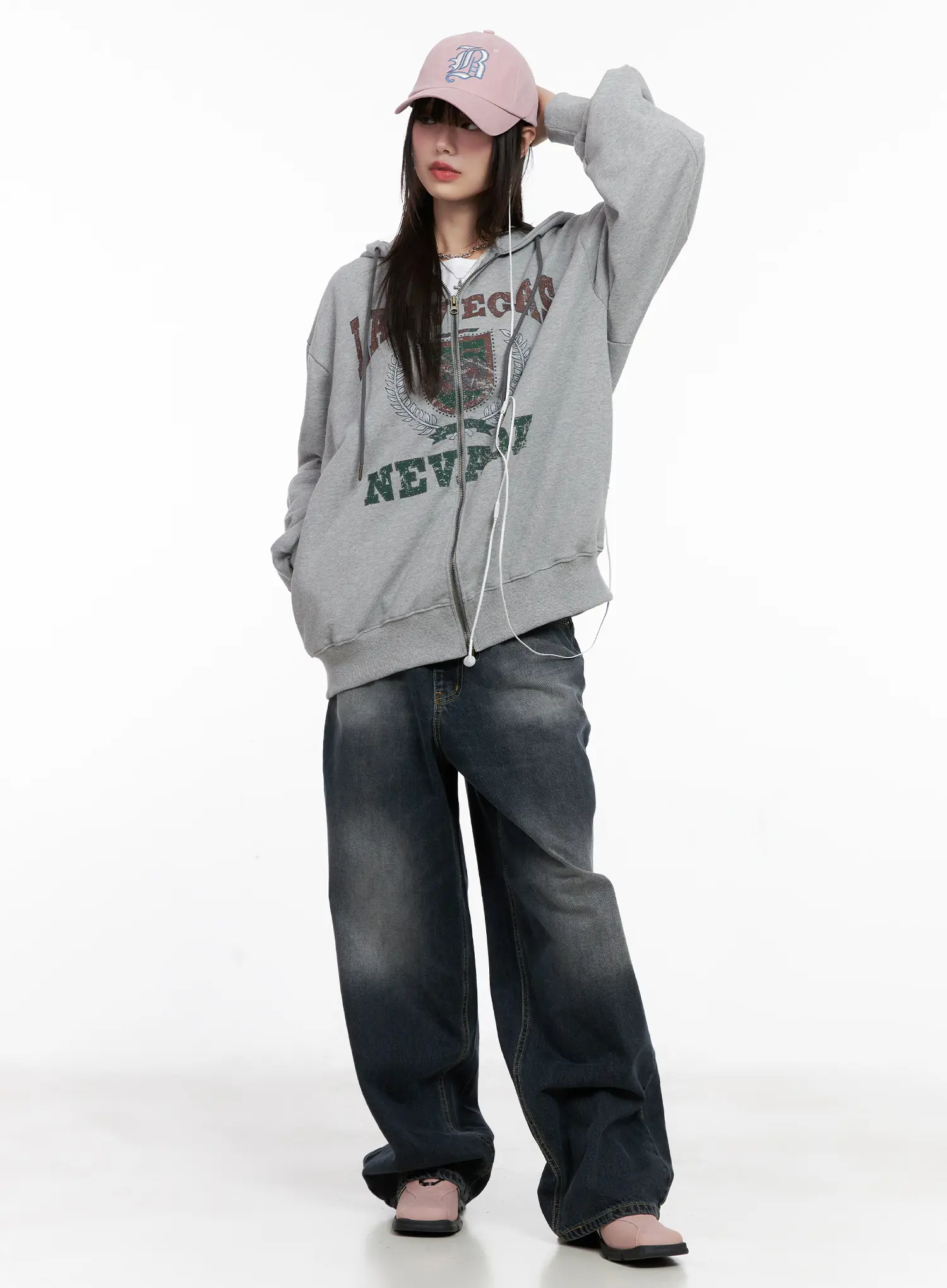 Celi Vintage Wash Wide-Leg Jeans CG515 - Image 8