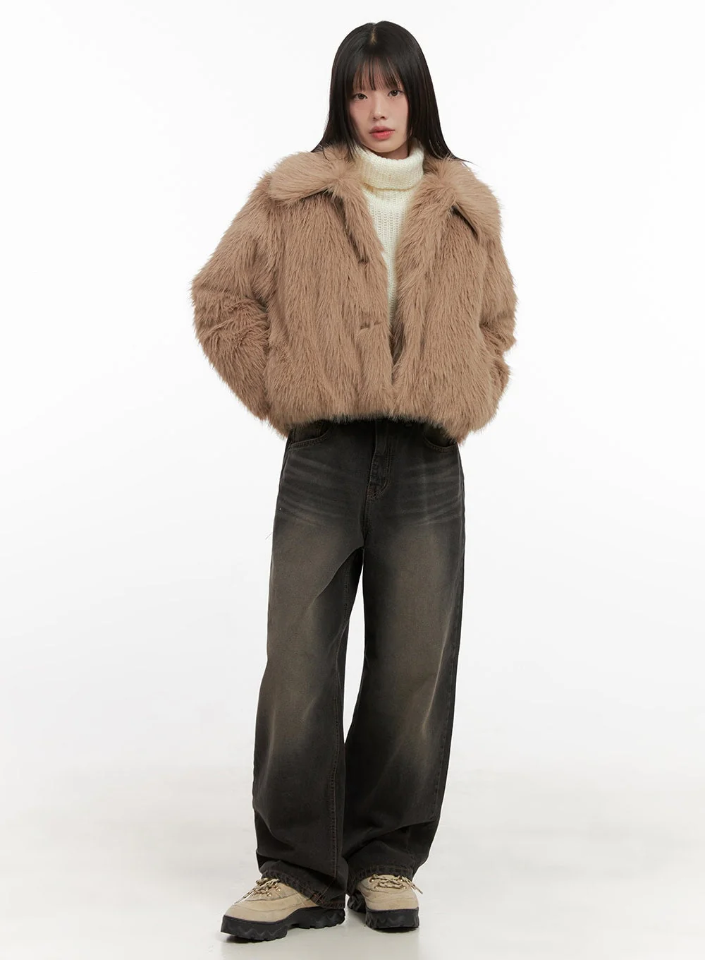 Celina Washed Baggy Wide-Leg Jeans CD426 - Image 2