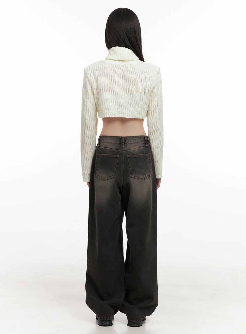 Celina Washed Baggy Wide-Leg Jeans CD426 - Image 5