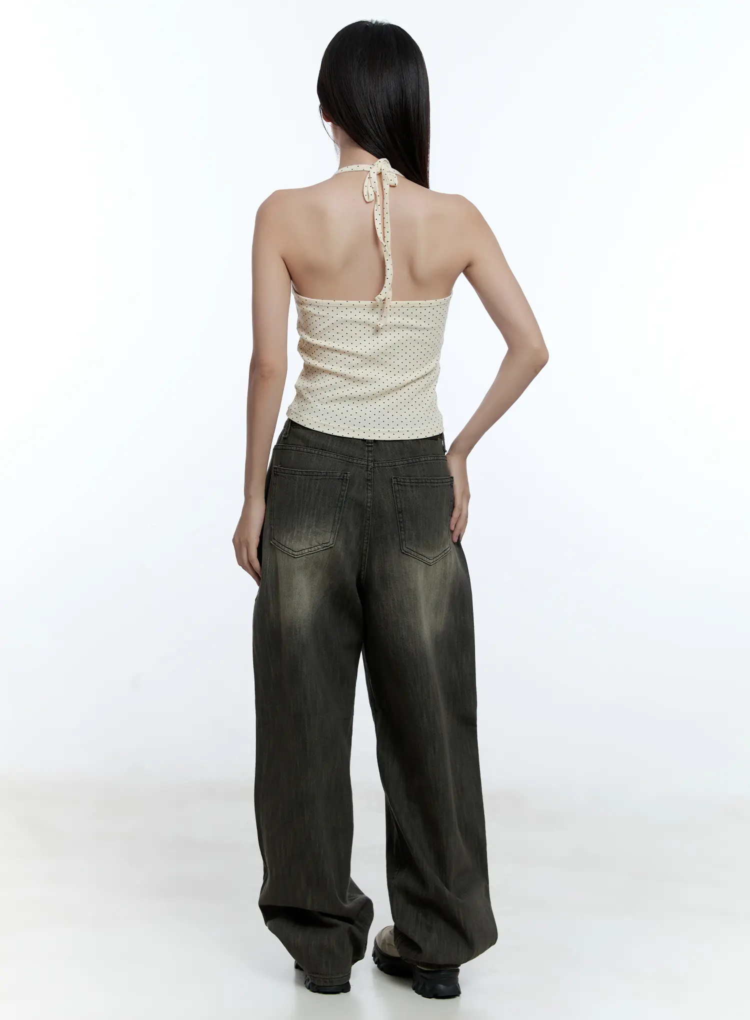 Chaeeun Washed Wide-Leg Jeans CU527 - Image 4