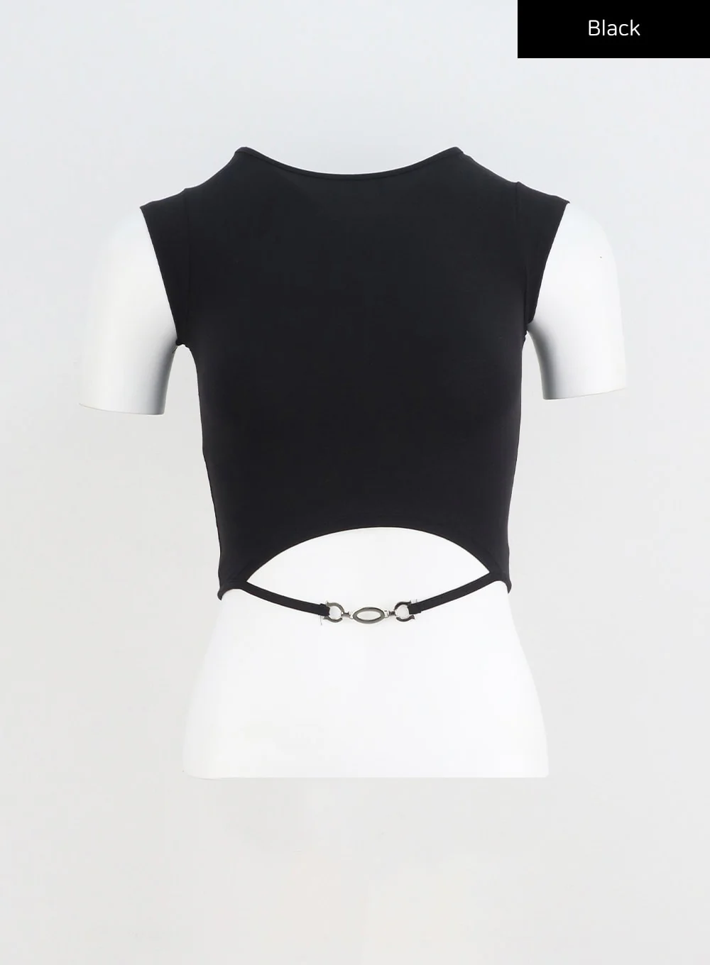 Chain Detail Cropped Top CY330 - Image 18