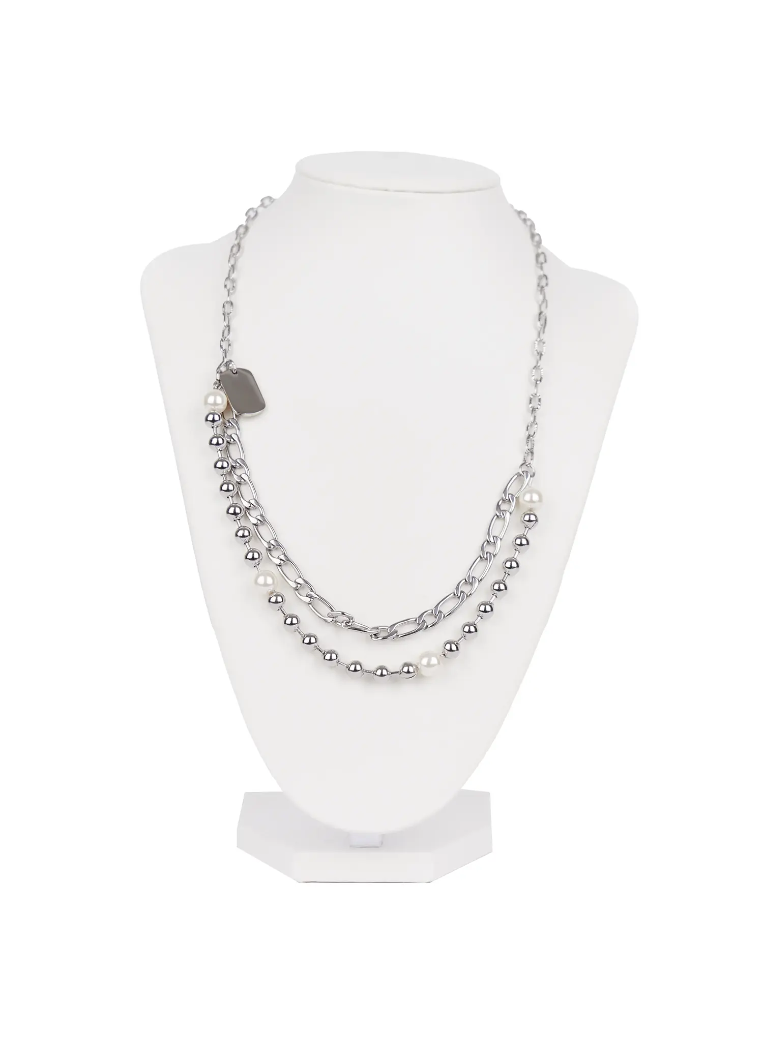 Chained Plastron Necklace IN510 - Image 4