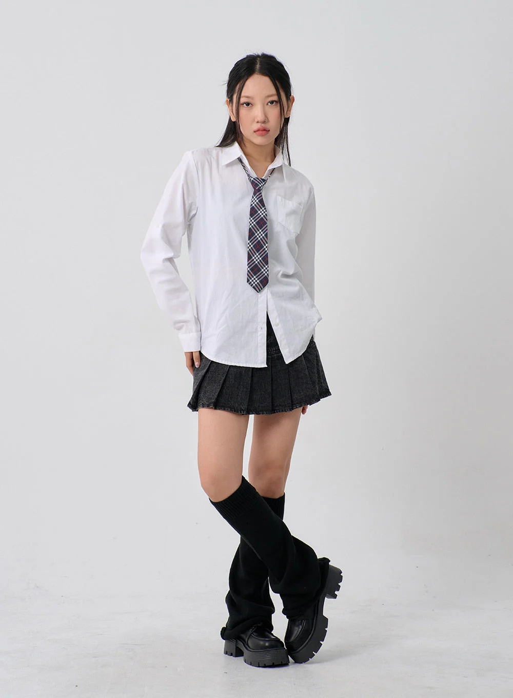 Check Pattern Necktie CN10 - Image 4