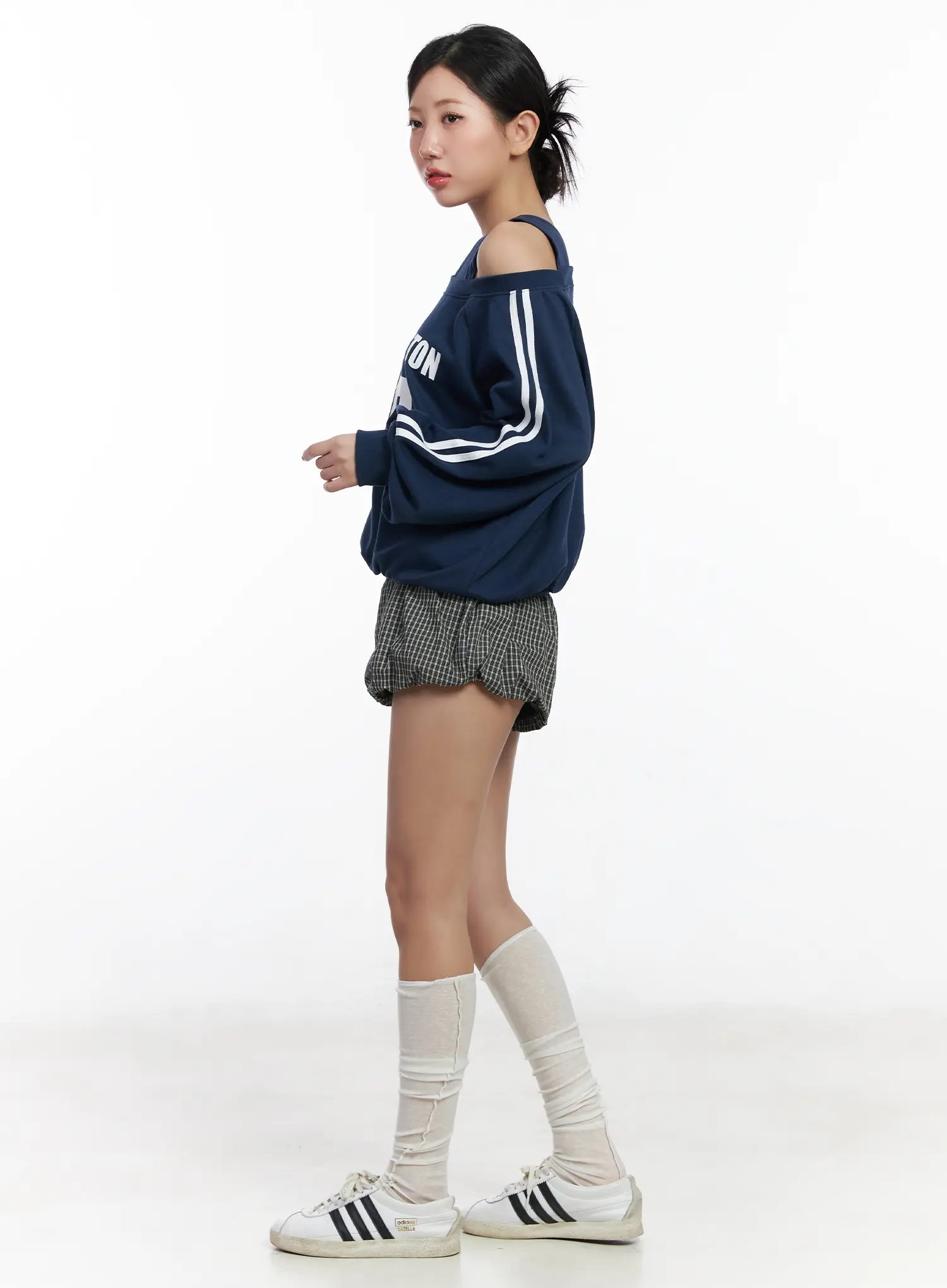 Checkered Balloon Shorts CF503 - Image 6