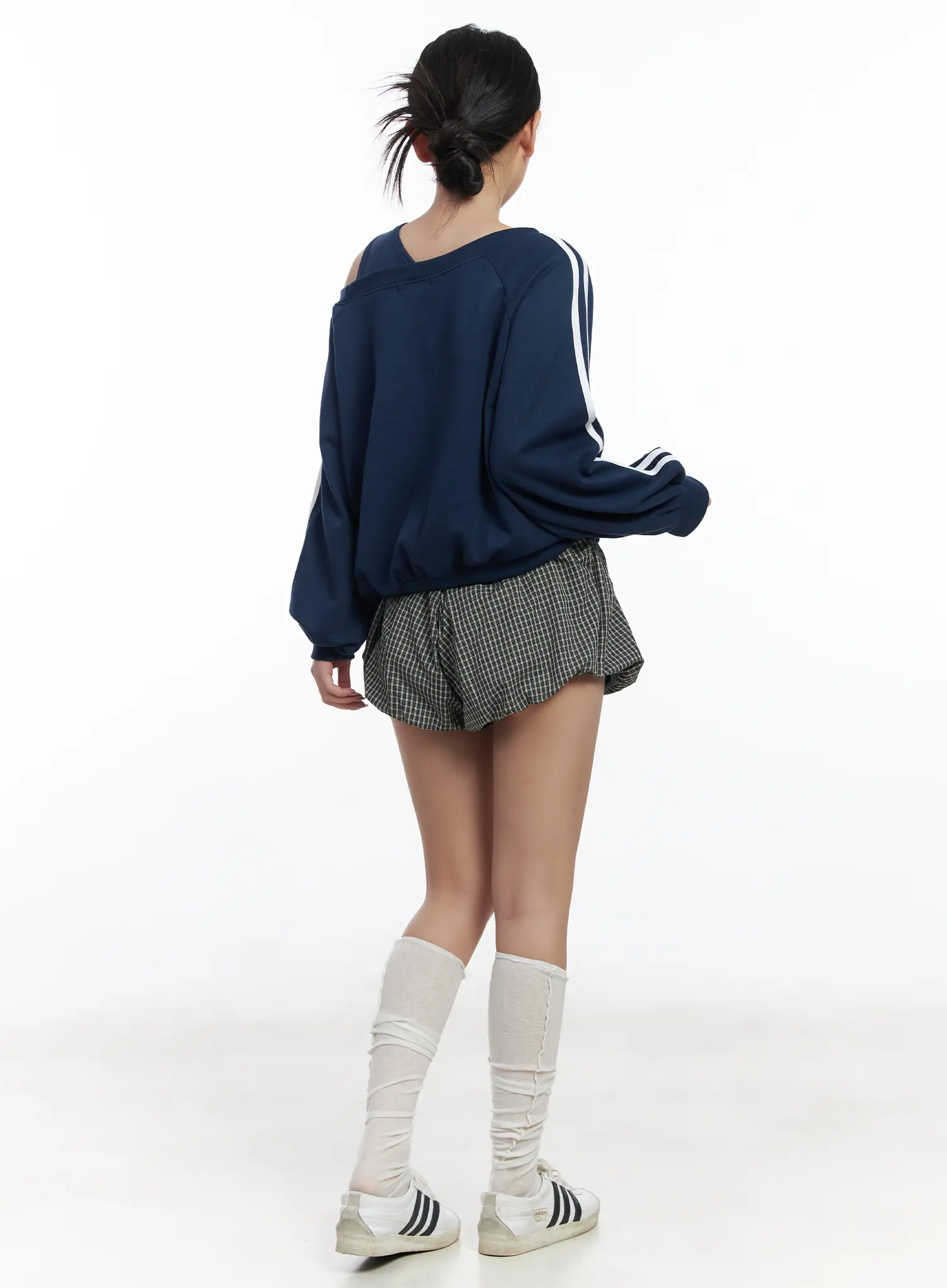 Checkered Balloon Shorts CF503 - Image 7