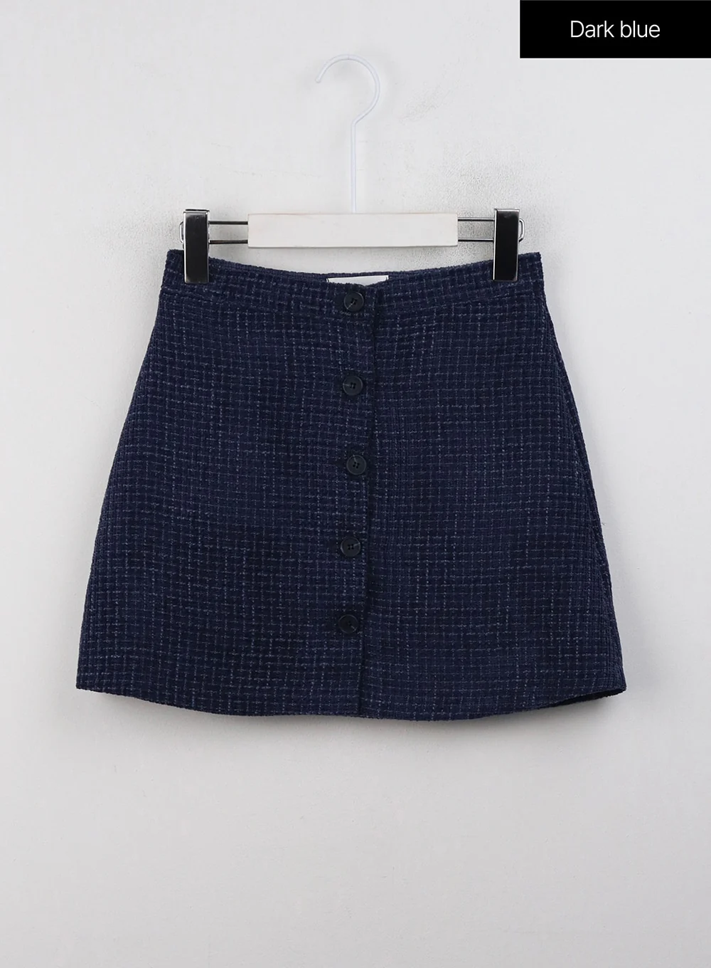 Checkered Buttoned Mini Skirt CJ408 - Image 8