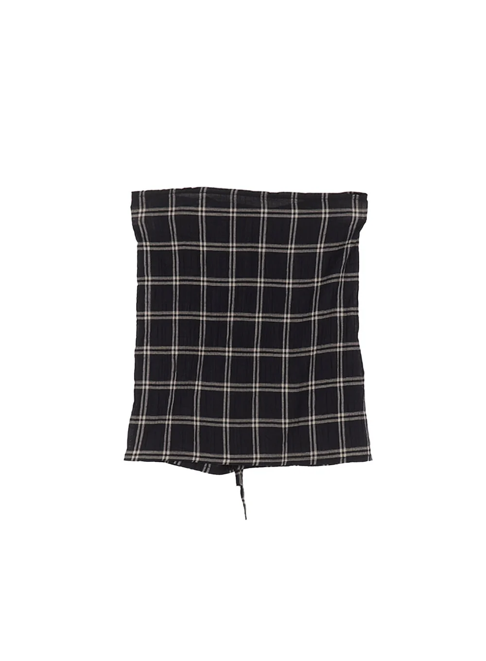 Checkered Wrap Midi Skirt CY530 - Image 10