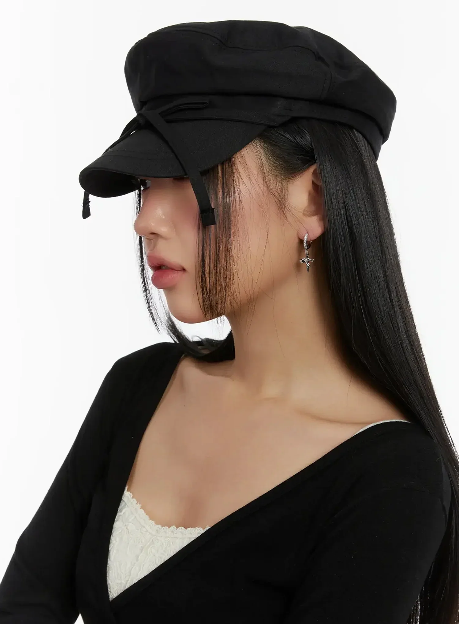 Chic Bow Detail Cap ID525 - Image 4