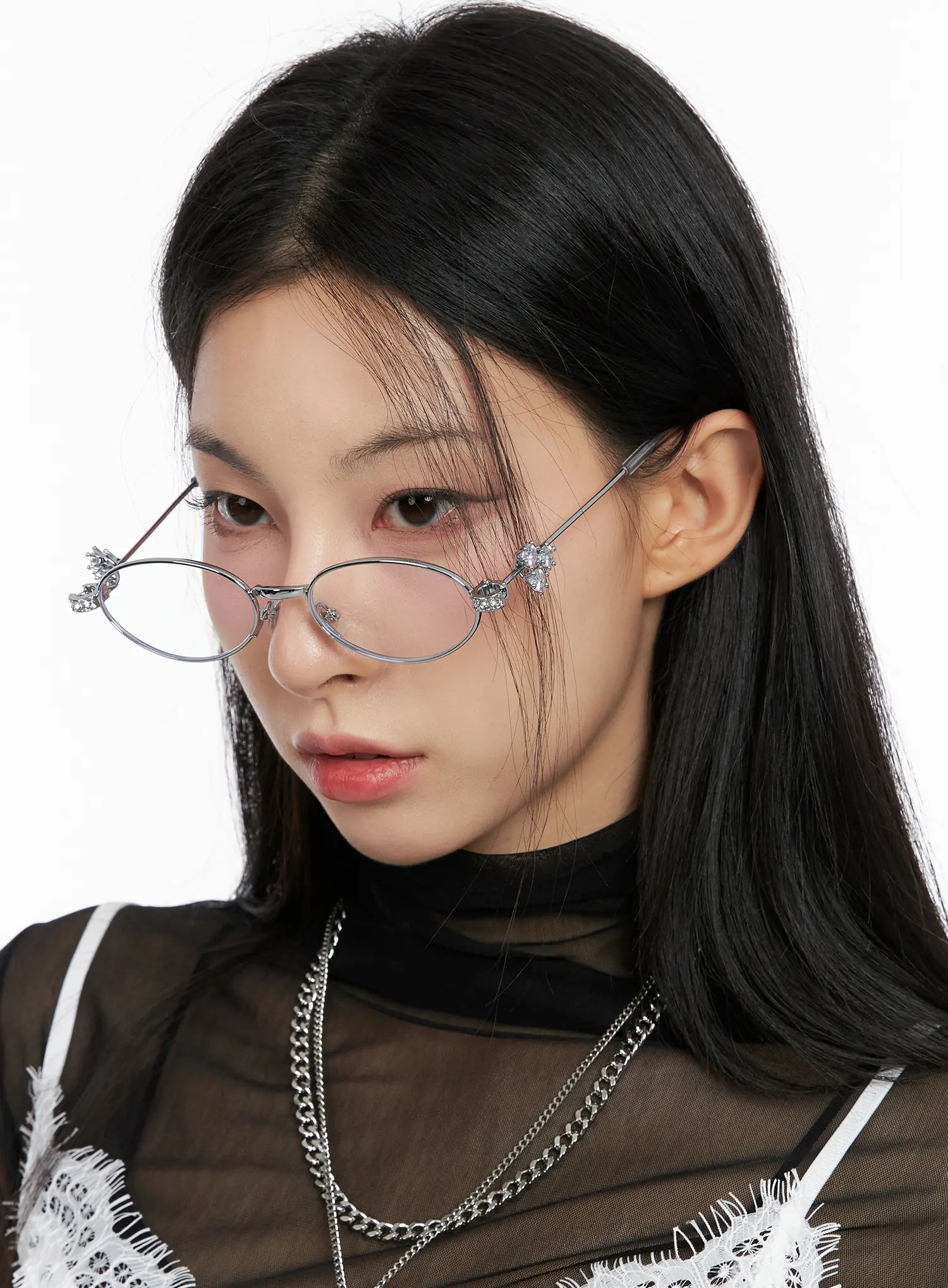 Chic Oval Fashion Glasses CG525 - Image 2