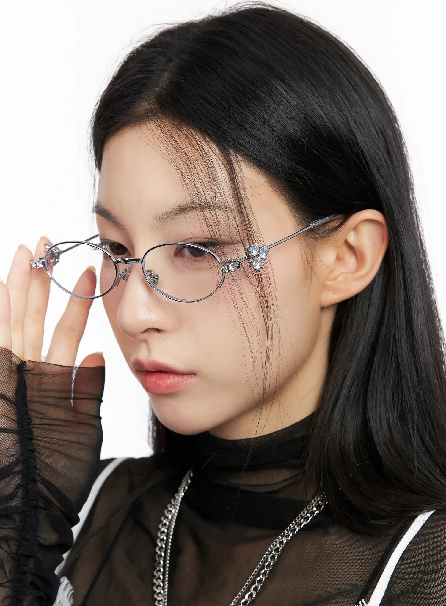 Chic Oval Fashion Glasses CG525 - Image 8