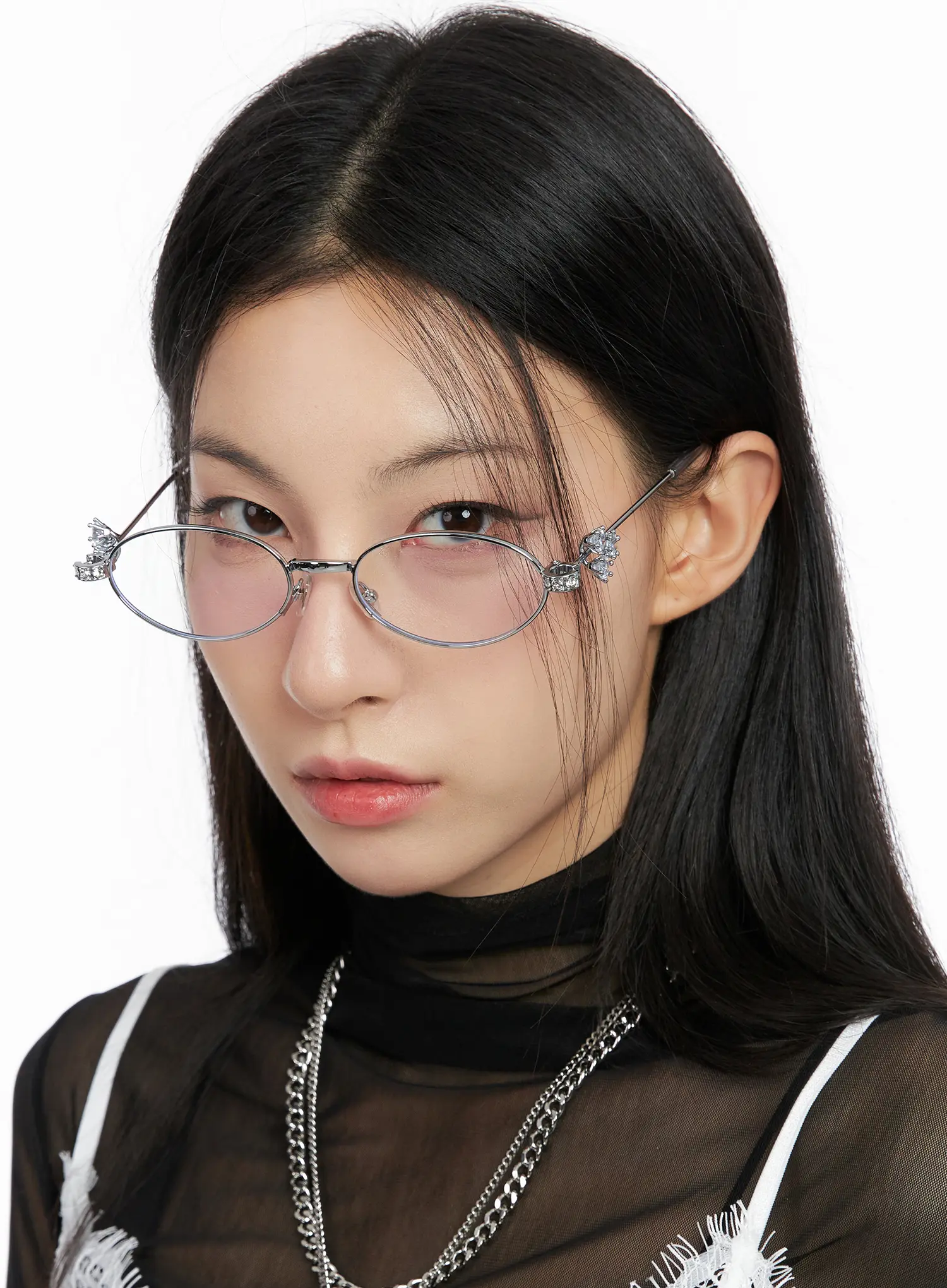 Chic Oval Fashion Glasses CG525 - Image 9