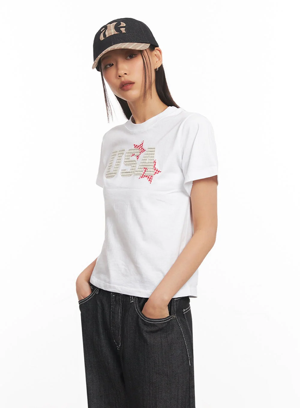 Chic Plaid Cap IA507 - Image 2