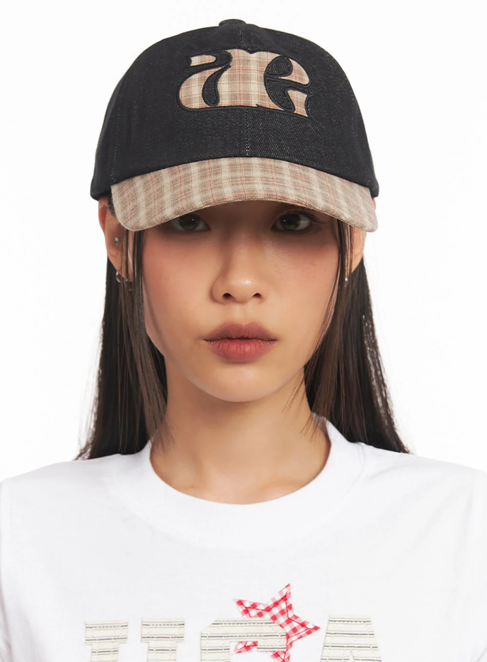 Chic Plaid Cap IA507 - Image 4