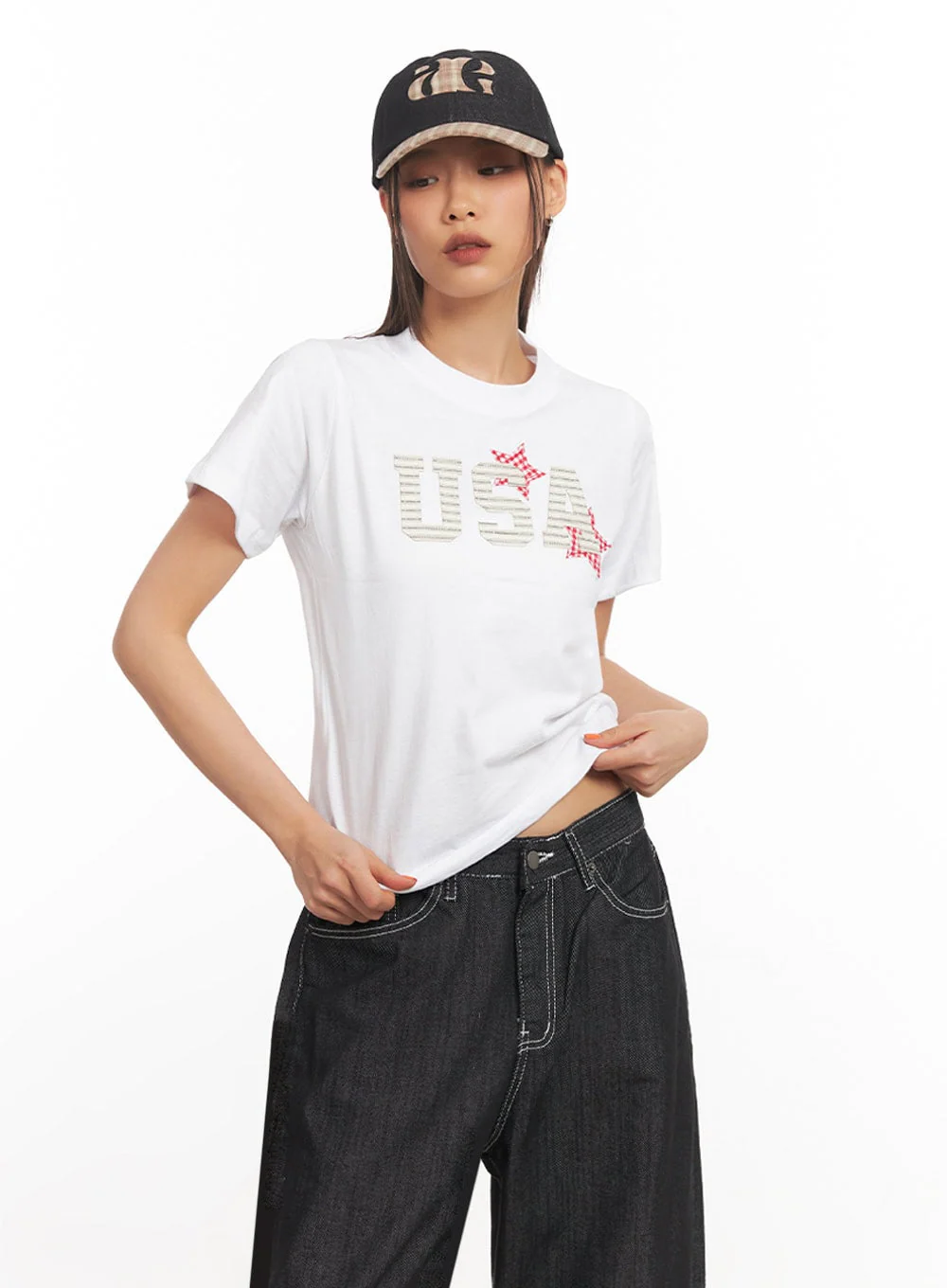 Chic Plaid Cap IA507 - Image 6