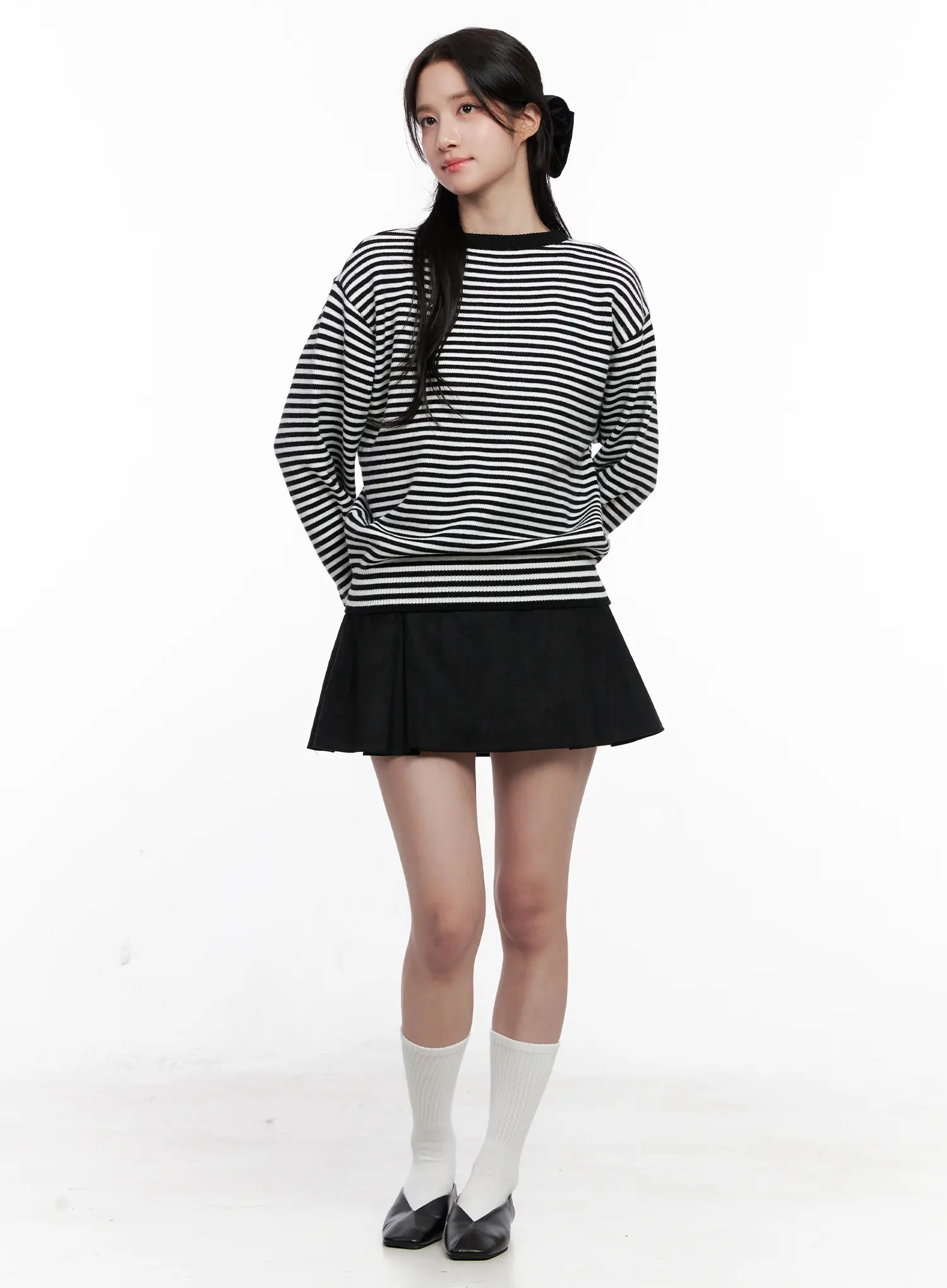 Chic Pleated Mini Skirt CO524