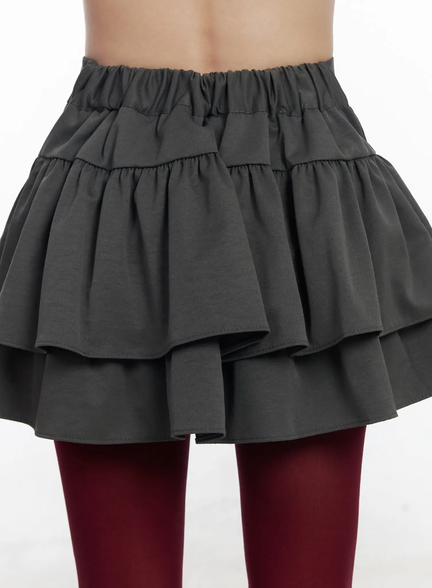 Chic Ruffled Layered Mini Skirt CJ526 - Image 7