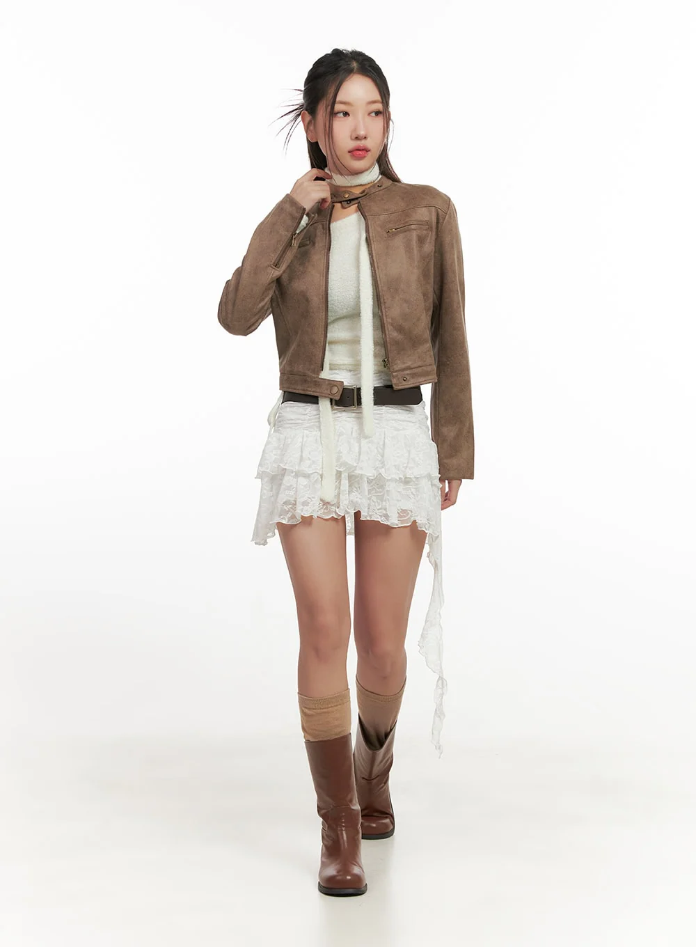 Chic Silhouette Jacket CN428 - Image 2